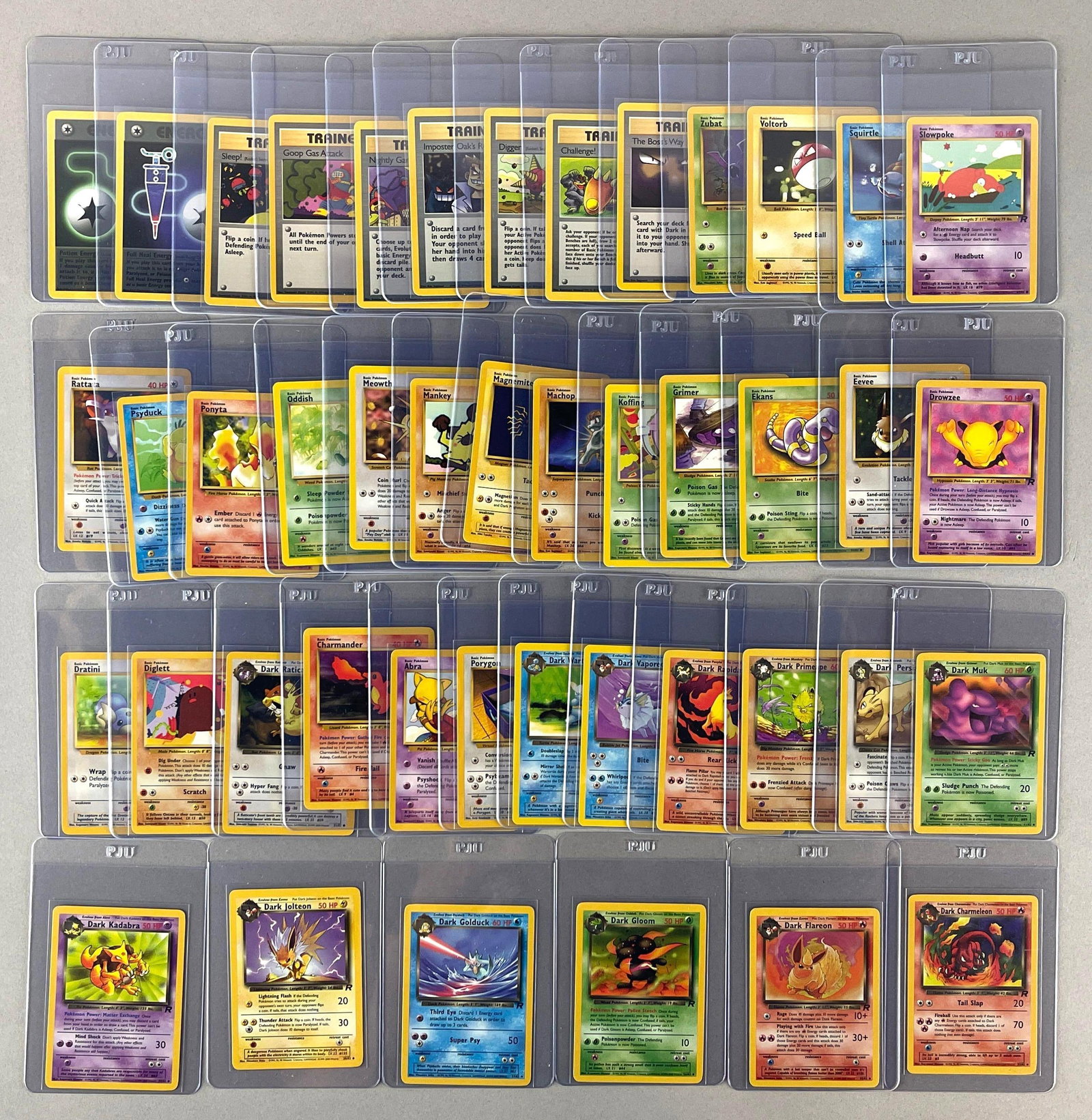 44 - 2000 Pokemon Team Rocket High-Grade Cards with Dark Charmander: Includes Charmander and Dark Charmander, So Ready to Grade