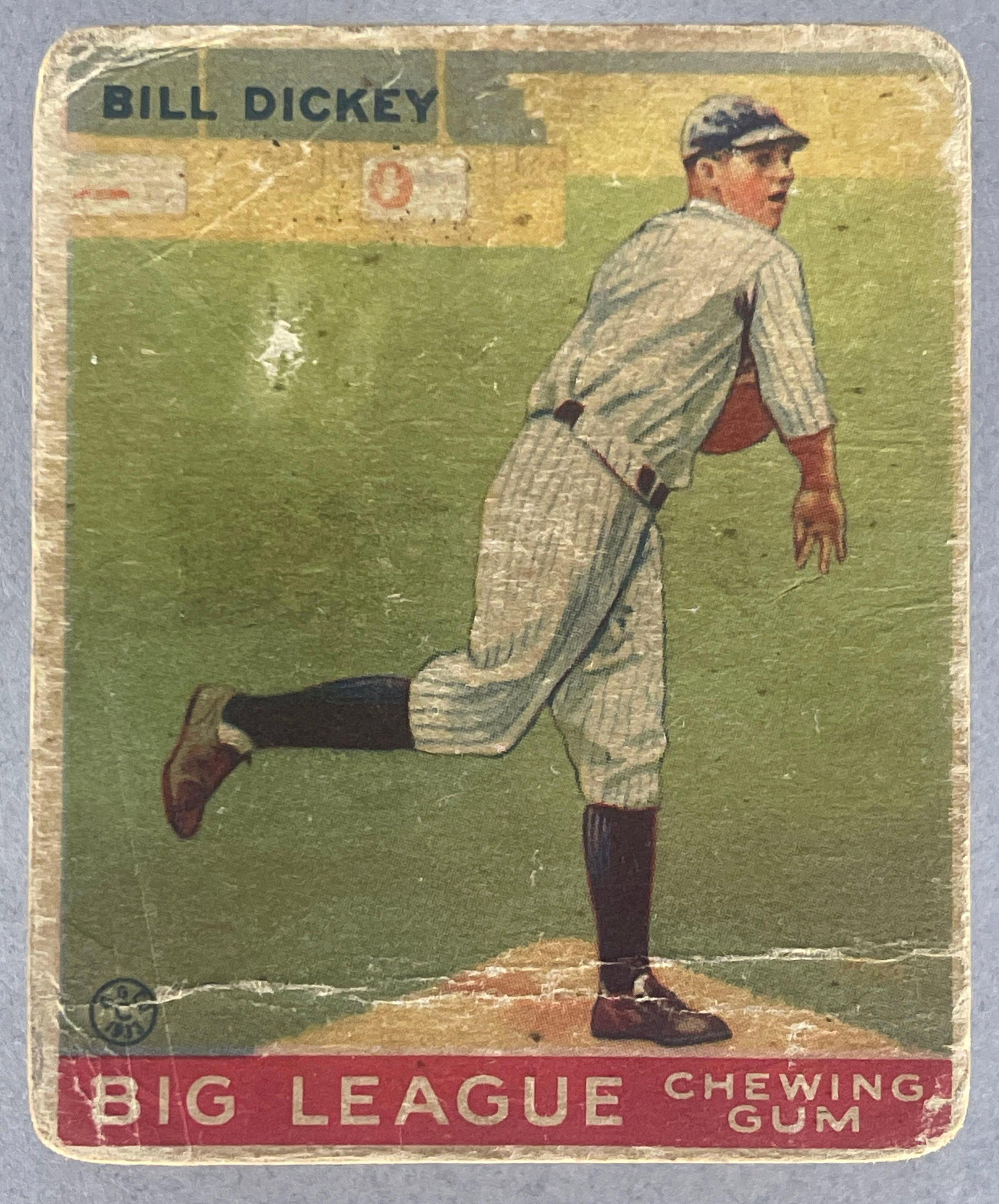 1933 Goudey Bill Dickey #19 Rookie: 1933 Goudey Bill Dickey #19 Rookie, Low