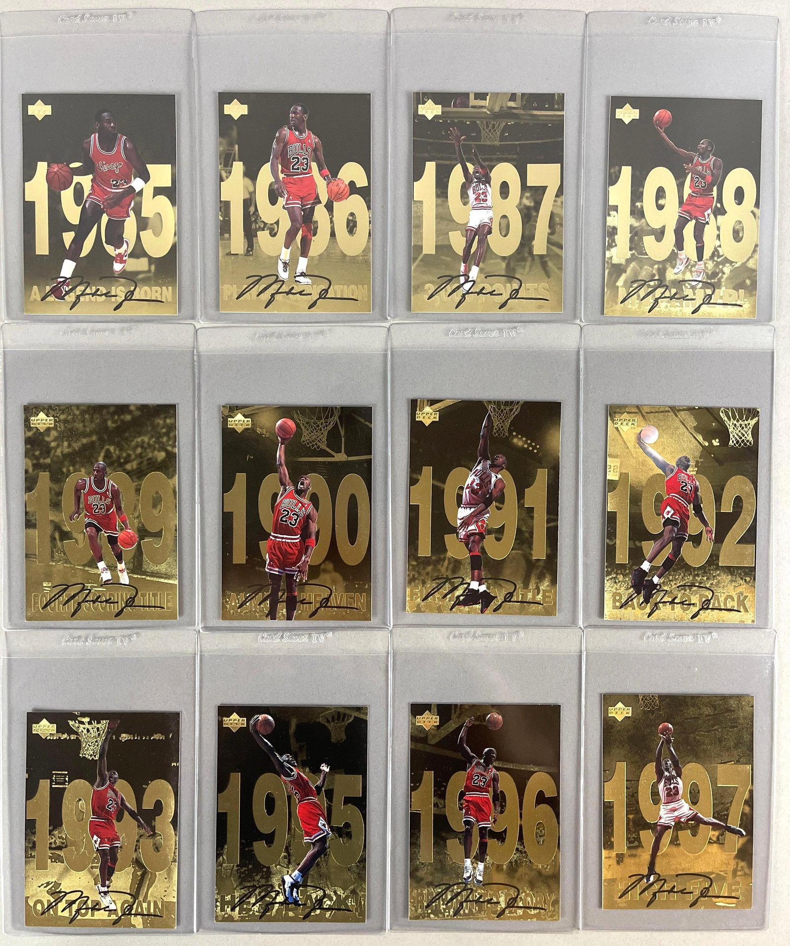 1998 Upper Deck Gatorade Michael Jordan High-Grade Set (1 of 2)