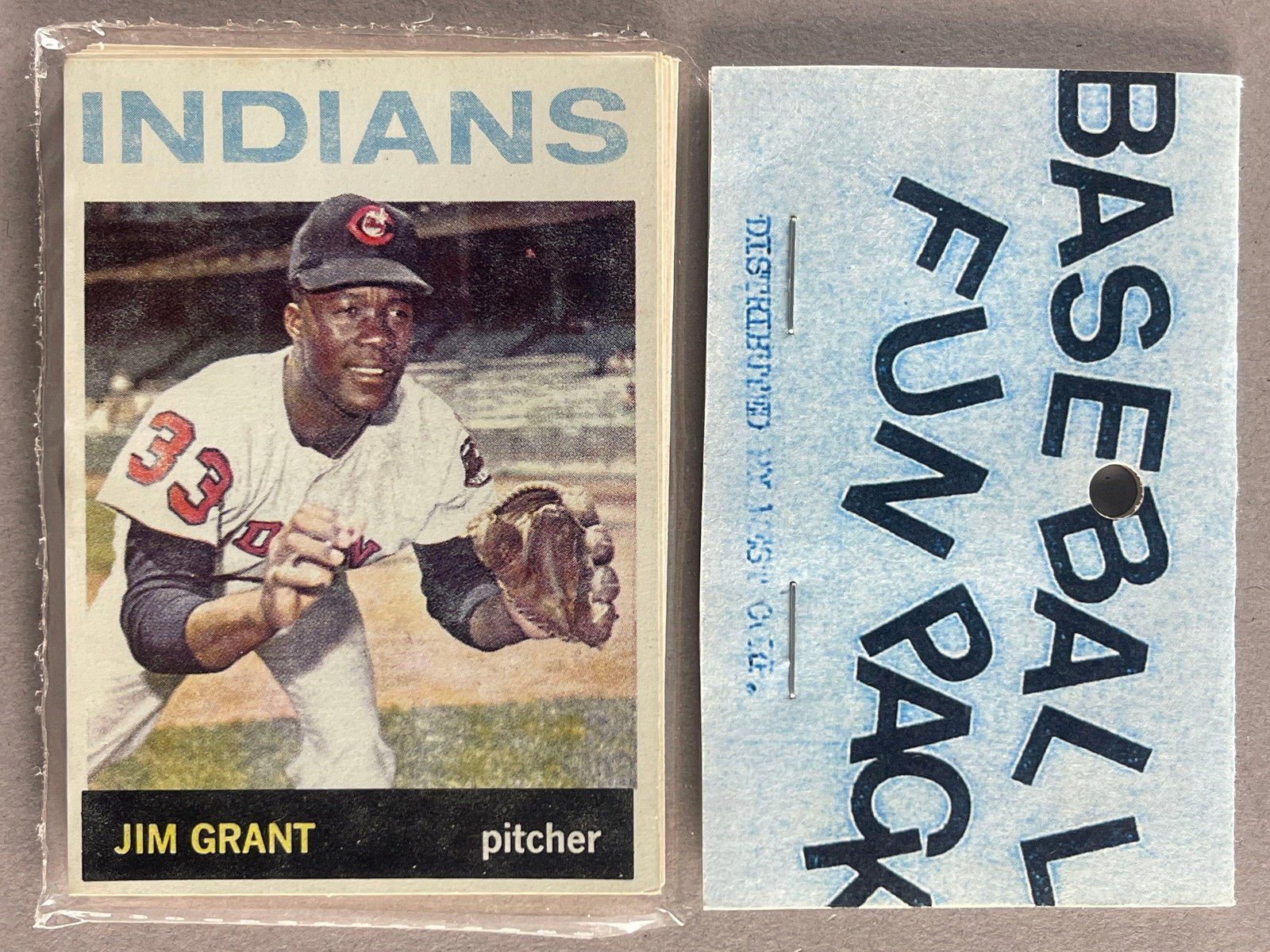 1964 Topps Baseball West Corps Cello Fun Pack: 10 - Cards per pack, West Corps. was a repacking company in the 1970s