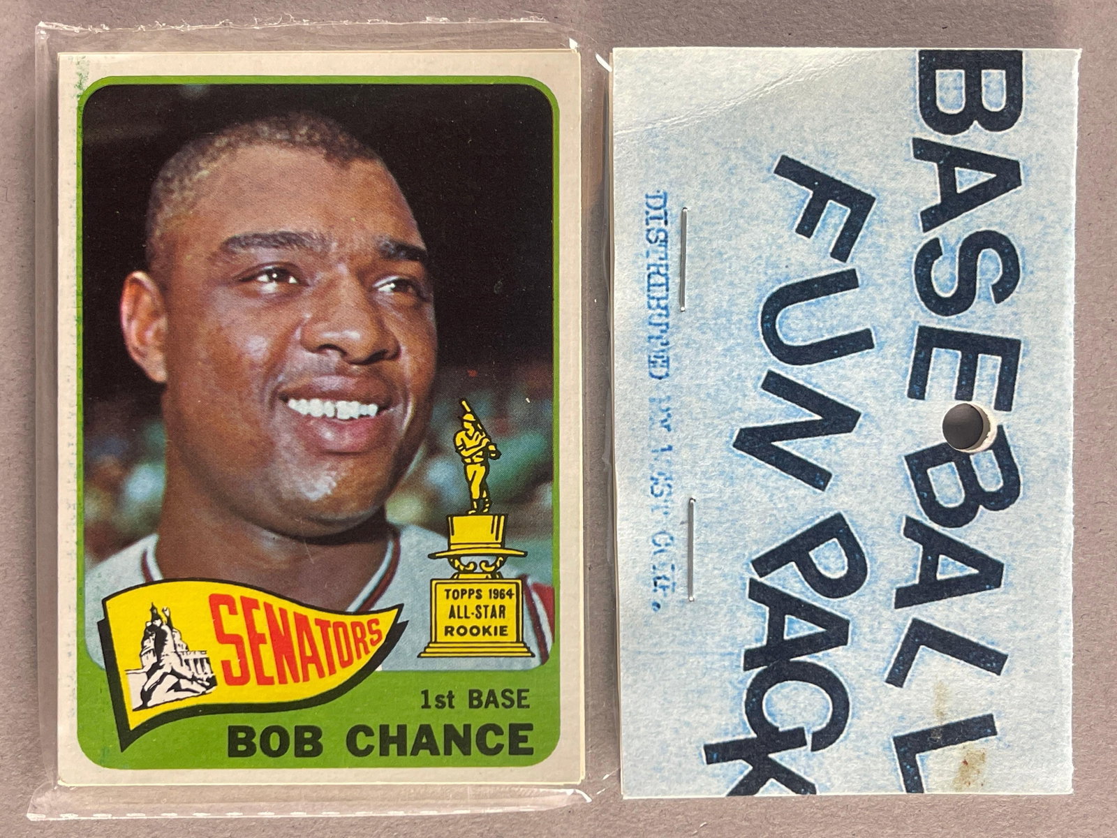 1965 Topps Baseball West Corps Cello Fun Pack (1 of 2)