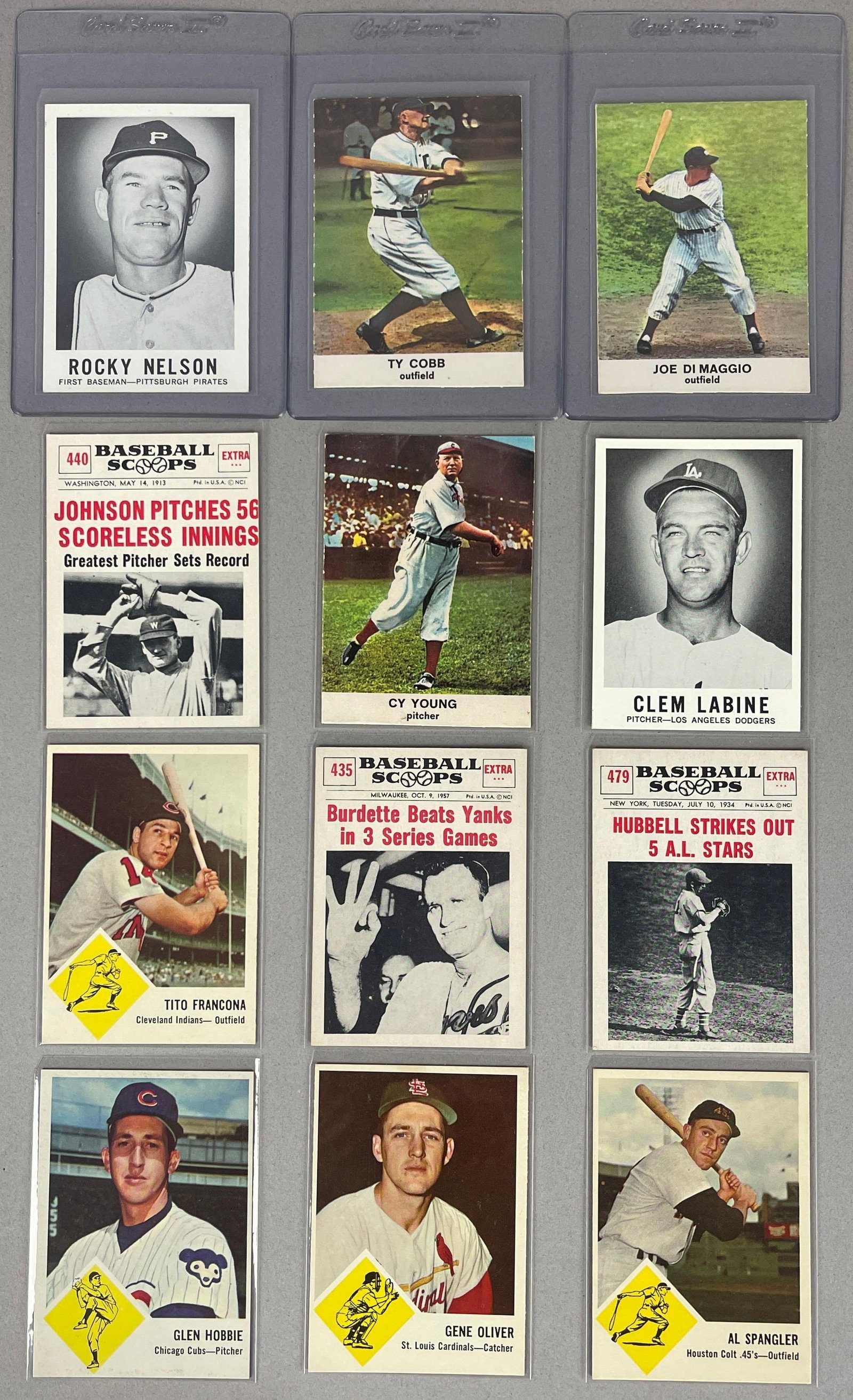 12 - 1960 - 63 Baseball Cards with HOFs and High Numbers (1 of 2)