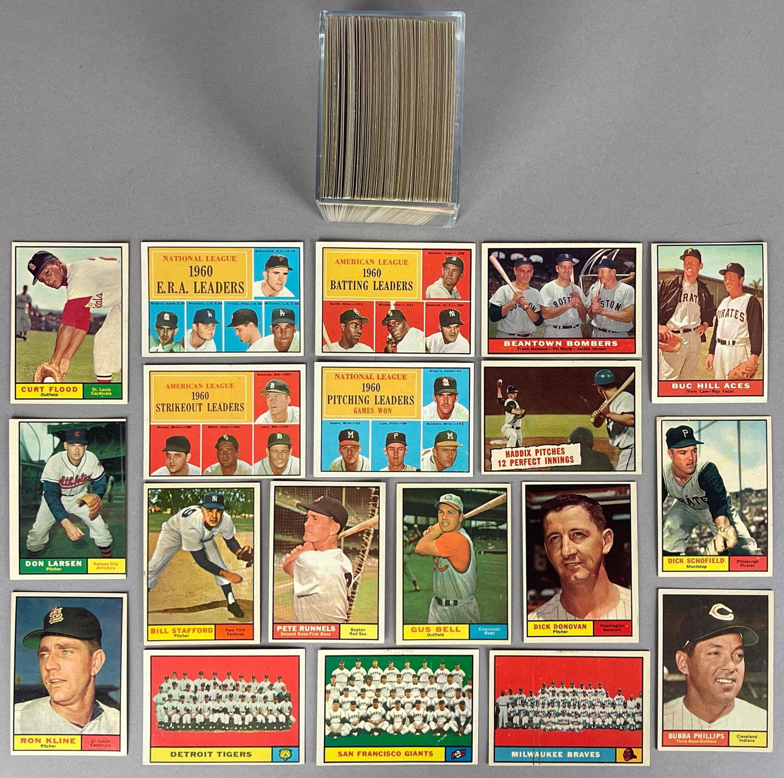 135 - 1961 Topps Baseball Cards with HOFs and Stars (1 of 2)