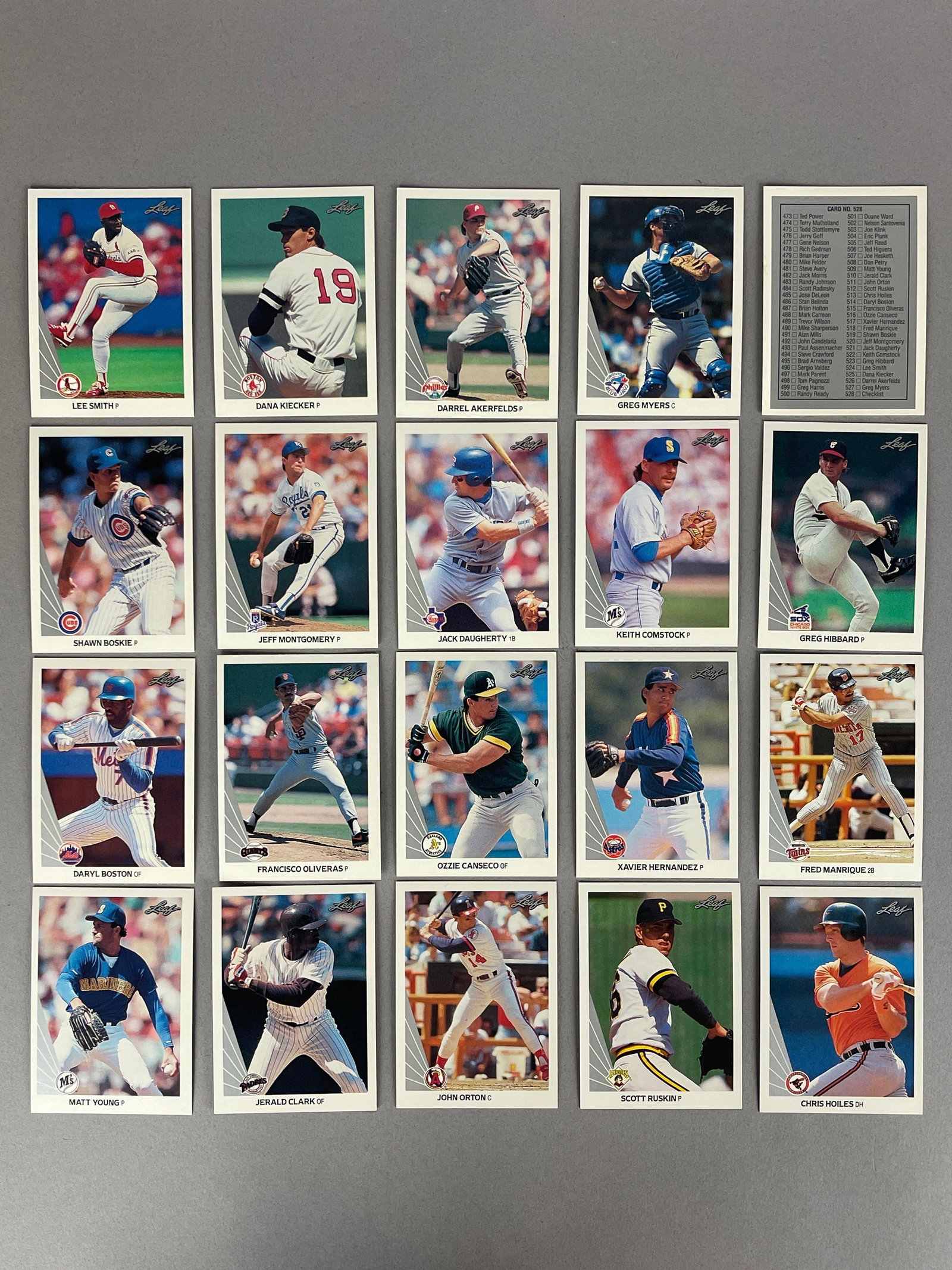 1990 Leaf Baseball Complete High-Grade Set - 2