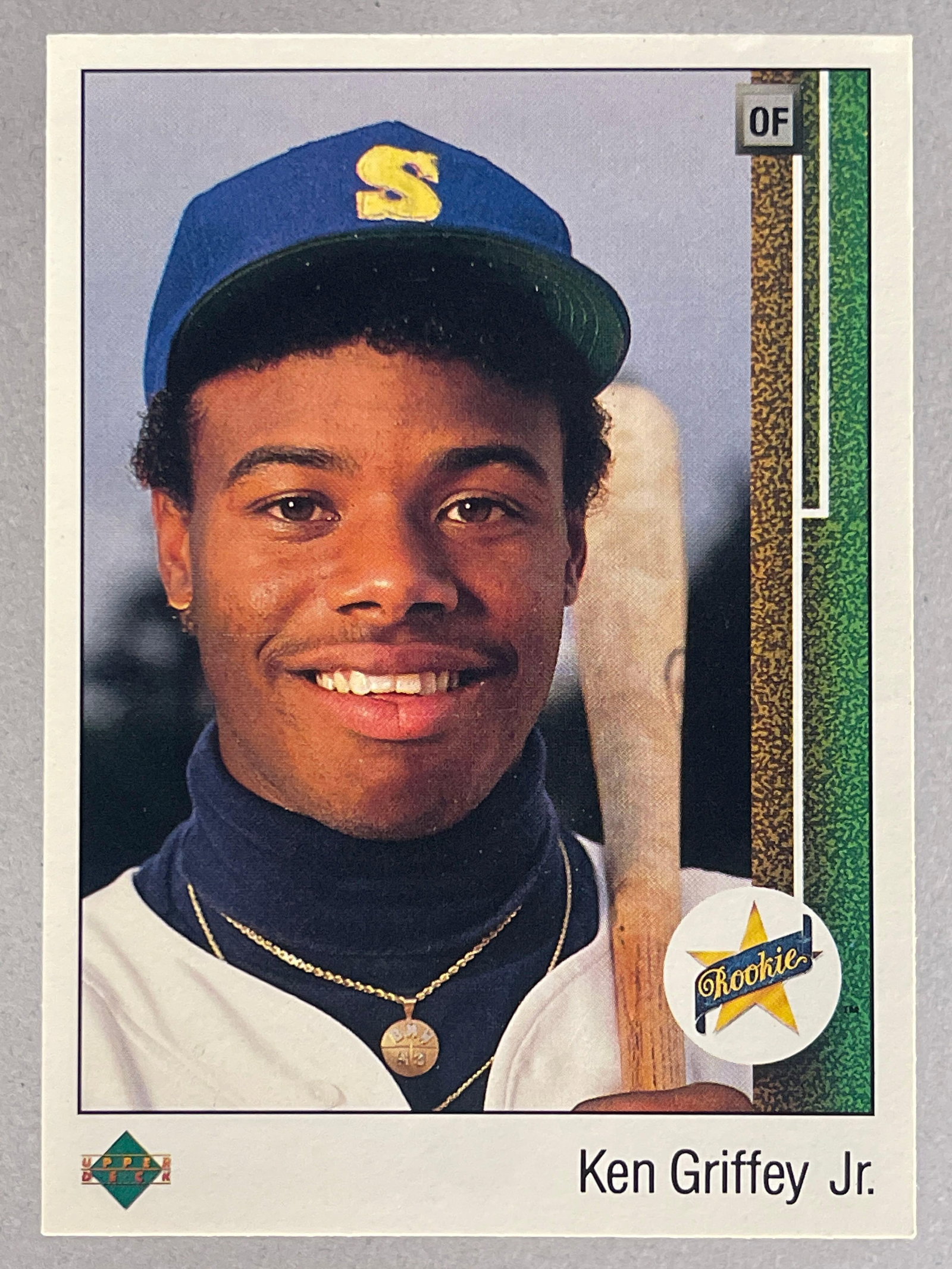 1989 Upper Deck Ken Griffey Jr #1 Rookie: 1989 Upper Deck Ken Griffey Jr #1 Rookie, ,Iconic Rookie card, Ready to Grade