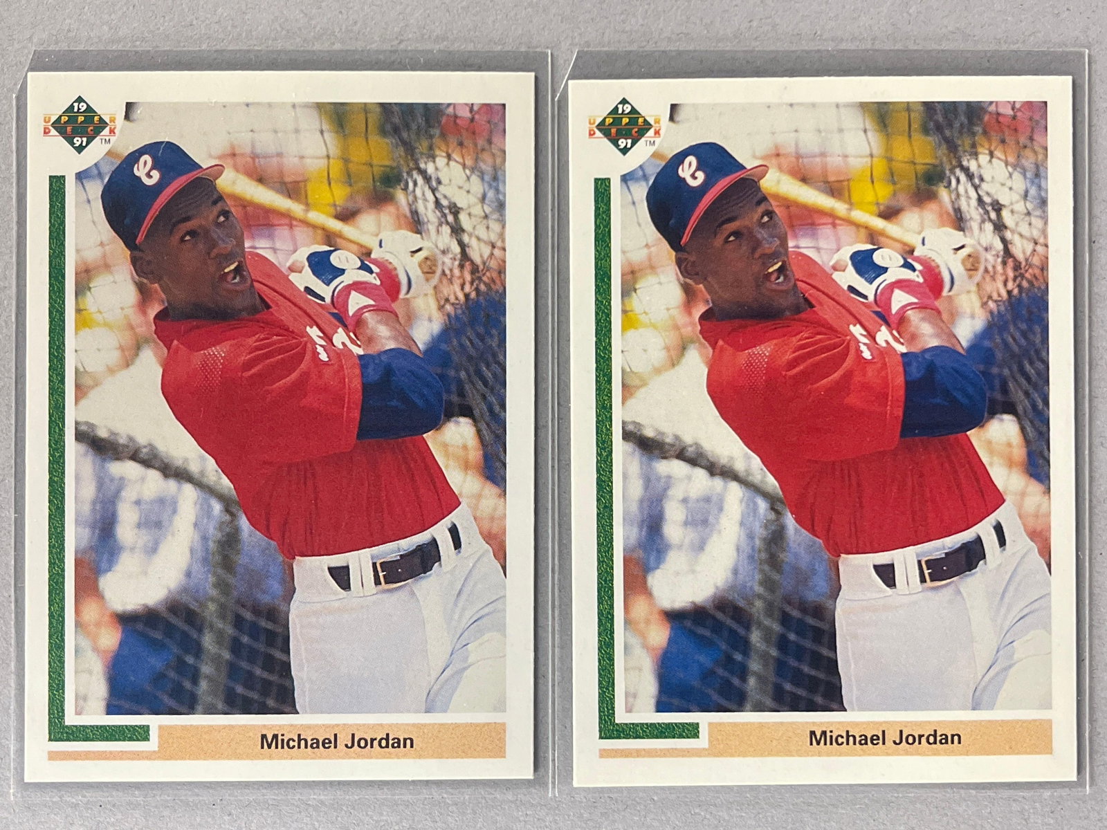 2 - 1991 Upper Deck Michael Jordan #SP1 Baseball Cards: 2 - 1991 Upper Deck Michael Jordan #SP1 Baseball Cards