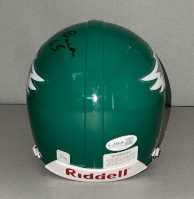 Steve Van Buren Signed Philadelphia Eagles Mini Helmet - 2