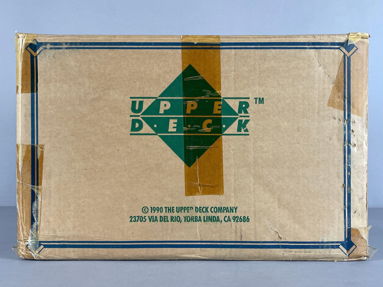 1990 Upper Deck Baseball Low Series Case of 20 Boxes: Case is opened but, all boxes are sealed
