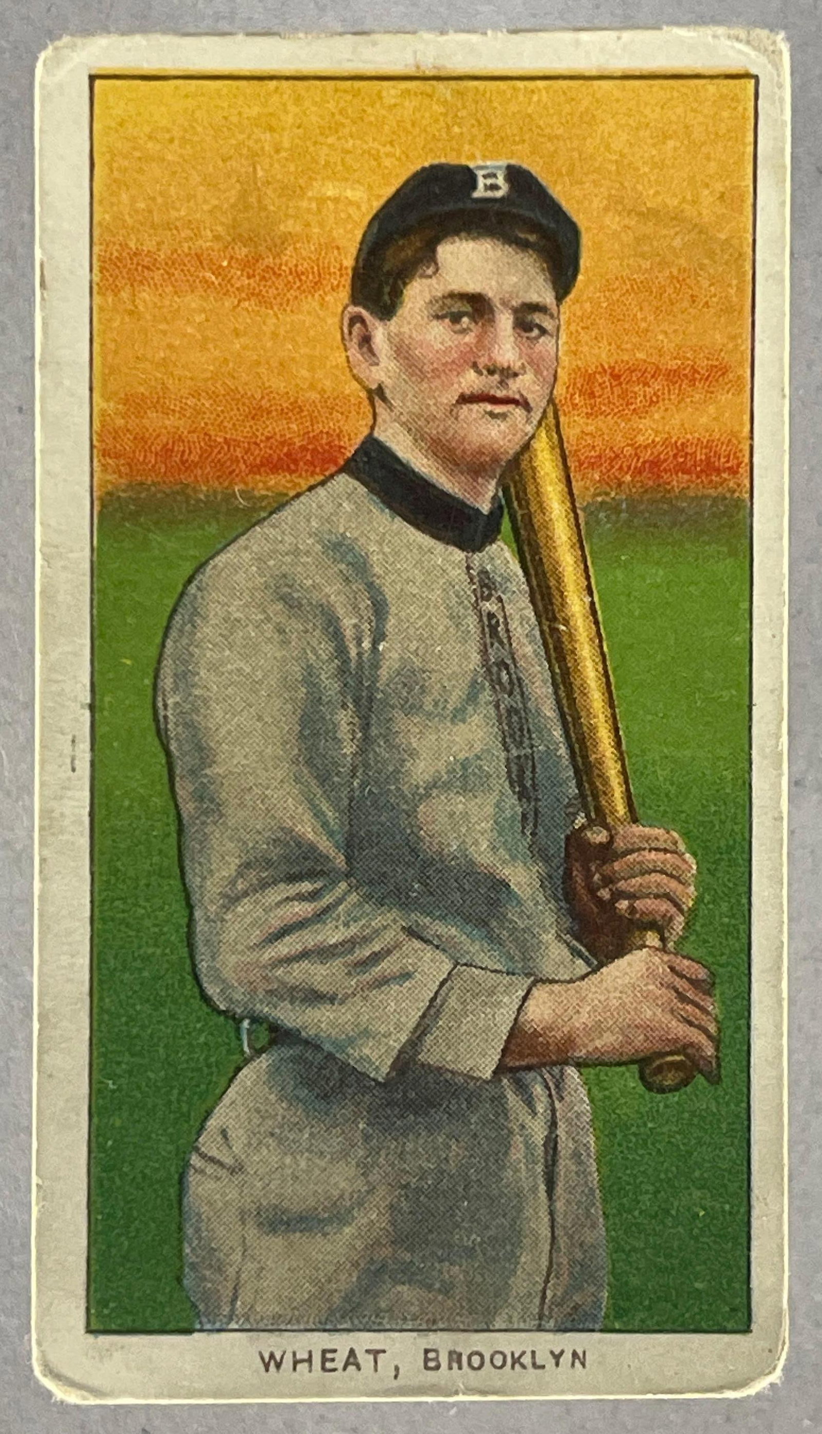 1909 - 11 T206 Zach Wheat Sweet Caporal 35 - 460/30 Rookie: 1909 - 11 T206 Zach Wheat Sweet Caporal 35 - 460/30 Rookie, VG, HOF