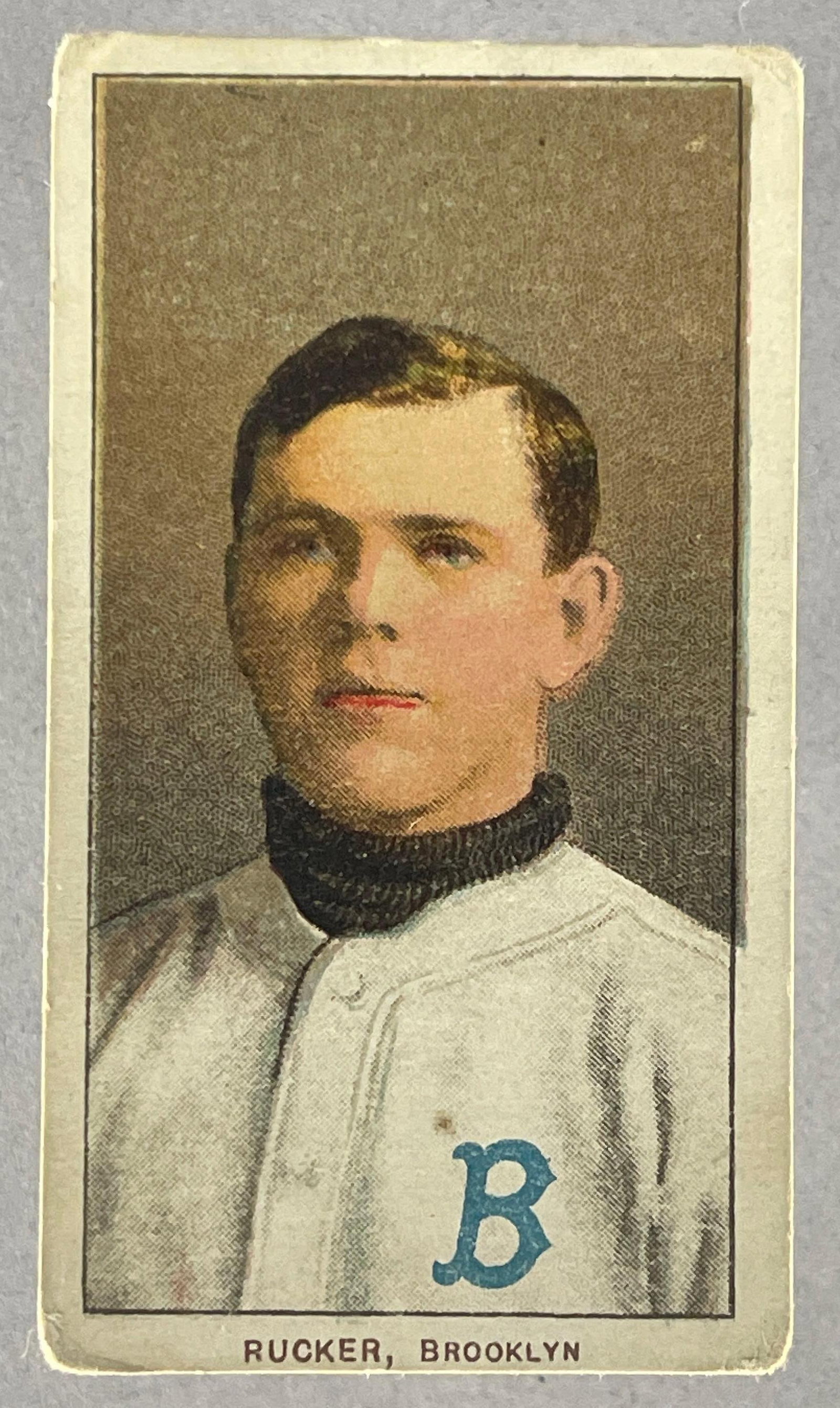 1909 - 11 T206 Nap Rucker Portrait Sweet Caporal 350/25: 1909 - 11 T206 Nap Rucker Portrait Sweet Caporal 350/25, VG