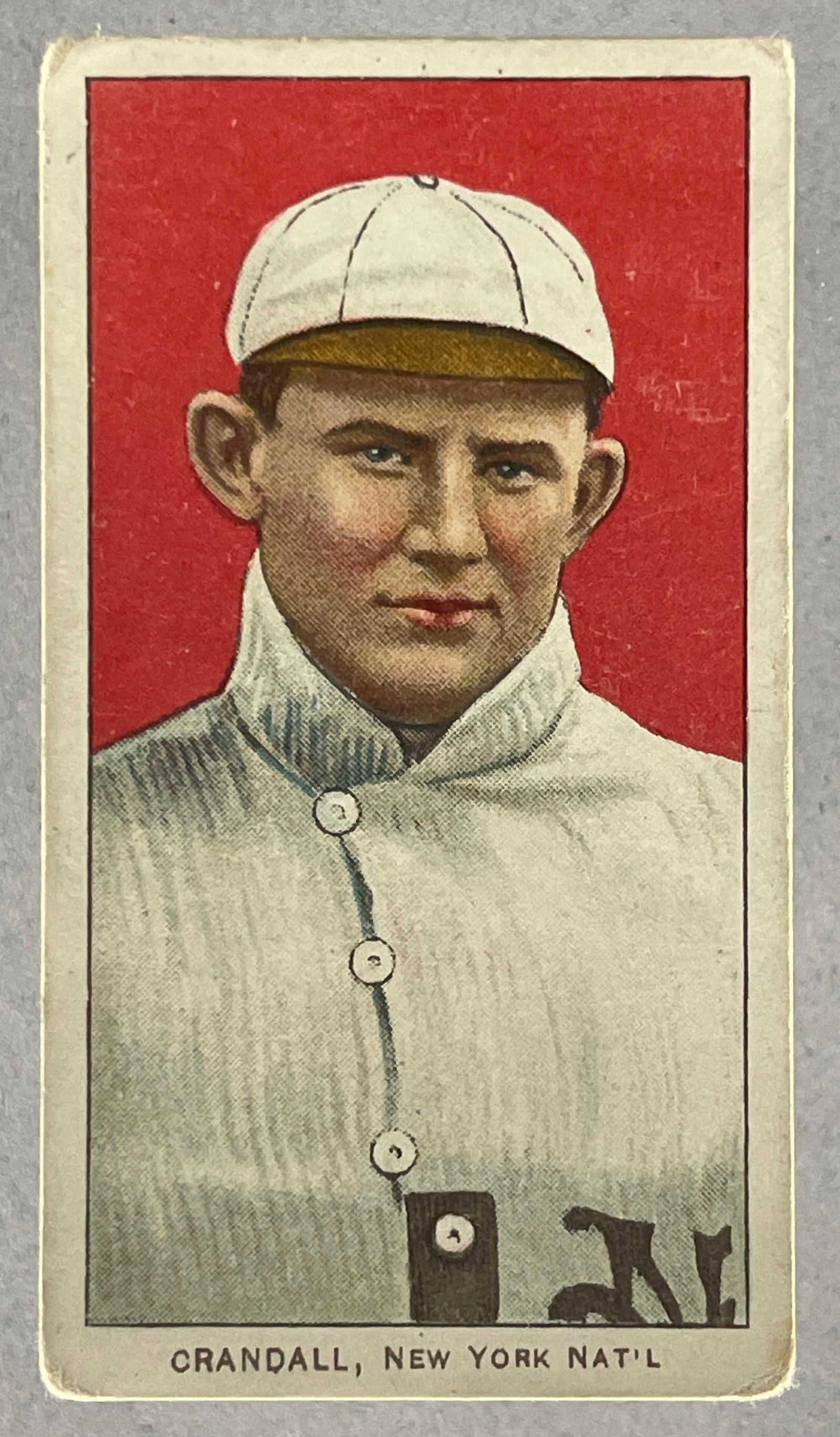 1909 - 11 T206 Doc Crandall with Cap Sweet Caporal 350 - 460/30 (1 of 2)