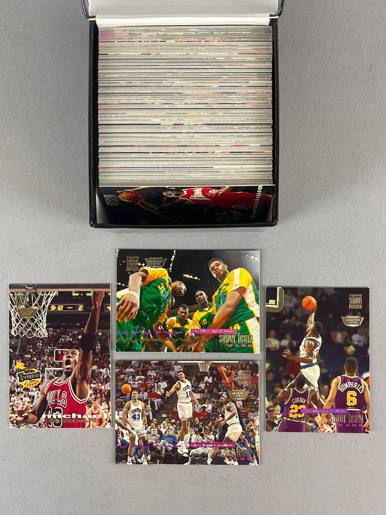 1993 - 94 Topps Stadium Club NBA Basketball Members Only Series 2 Factor Set (1 of 4)