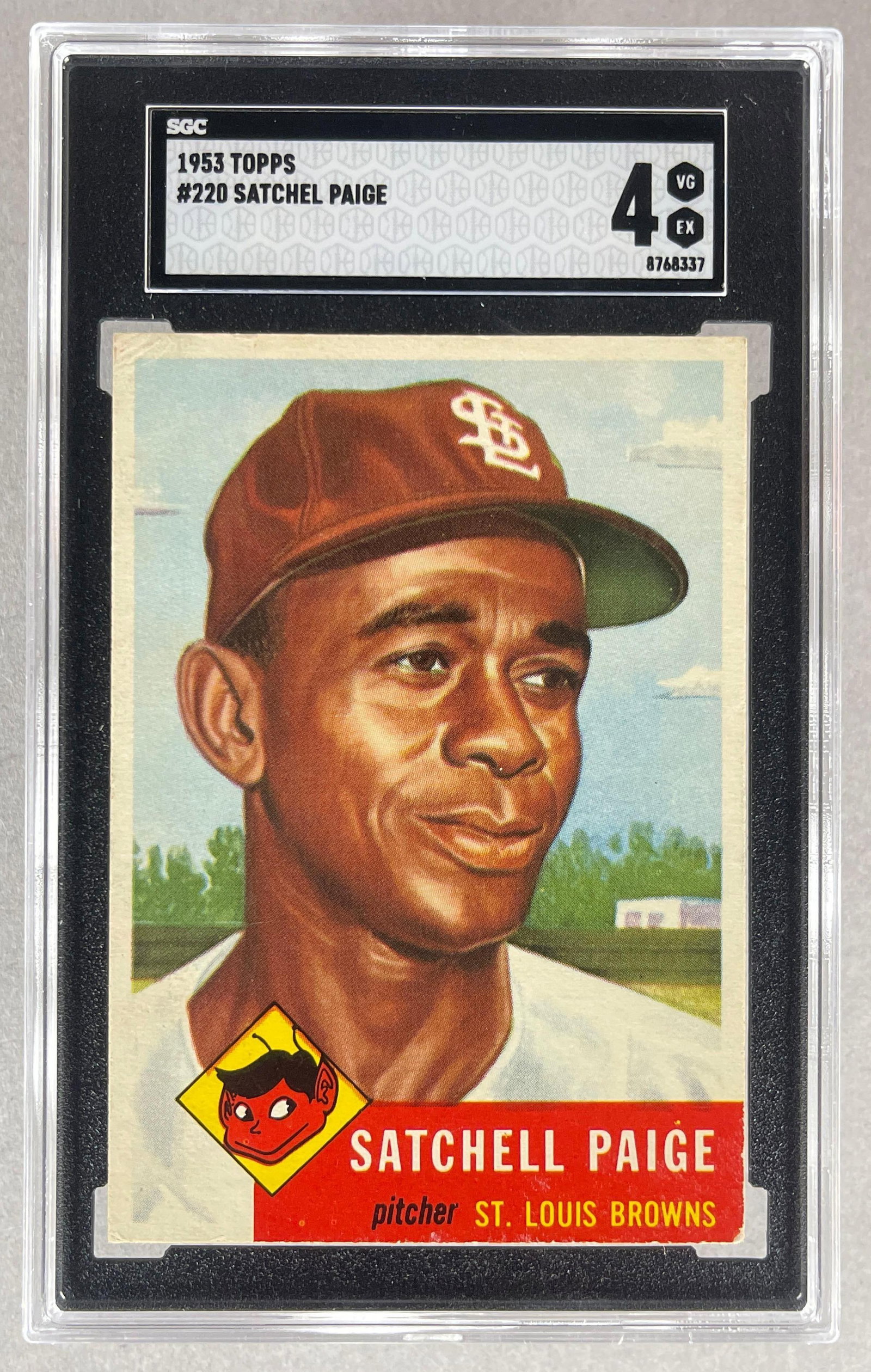1953 Topps Satchel Paige SGC 4: 1953 Topps Satchel Paige SGC 4