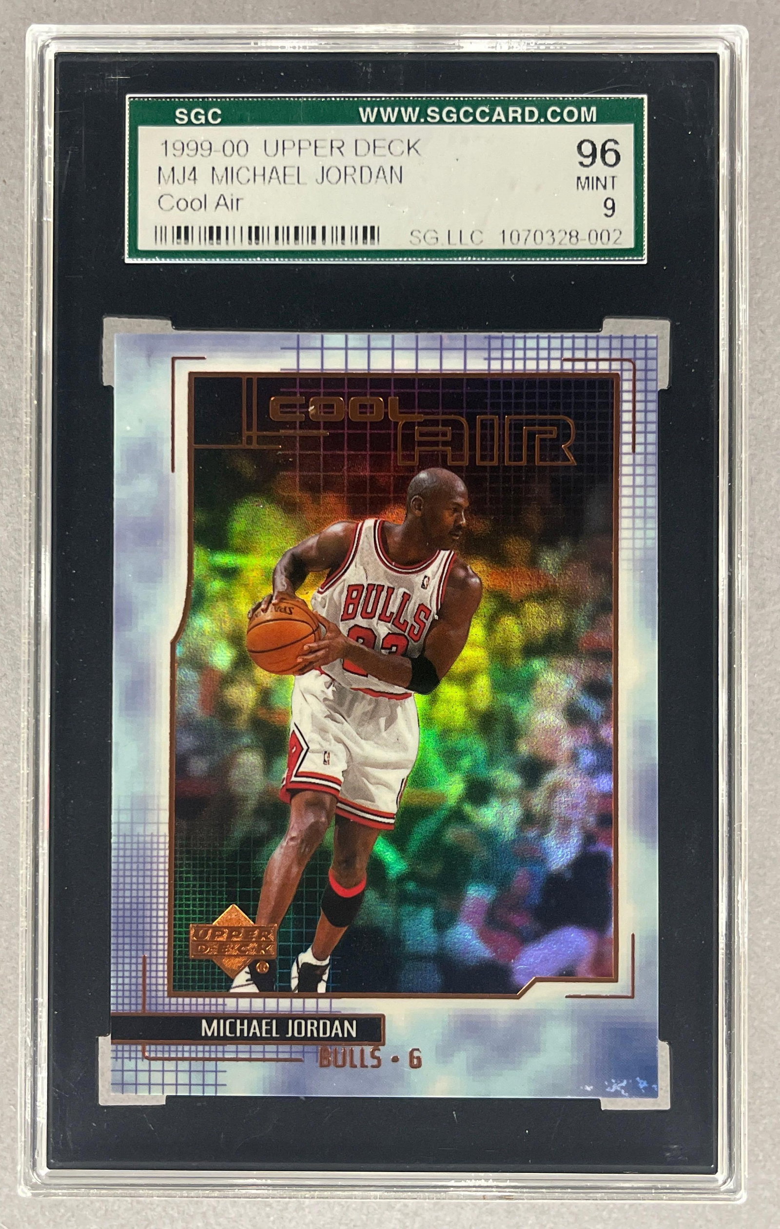 1999 - 00 Upper Deck Michael Jordan Cool Air #MJ4 SGC 9 (1 of 2)