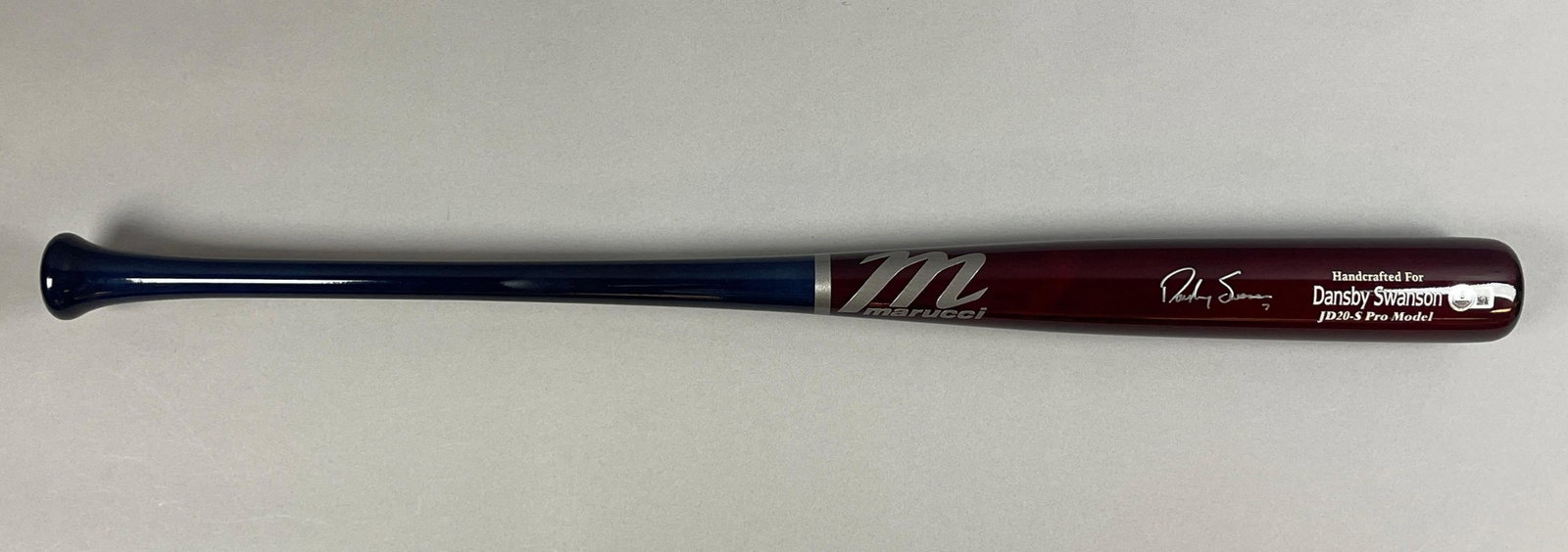 Signed Dansby Swanson Signed Marucci JD20-S Pro Bat with Beckett COA (1 of 6)