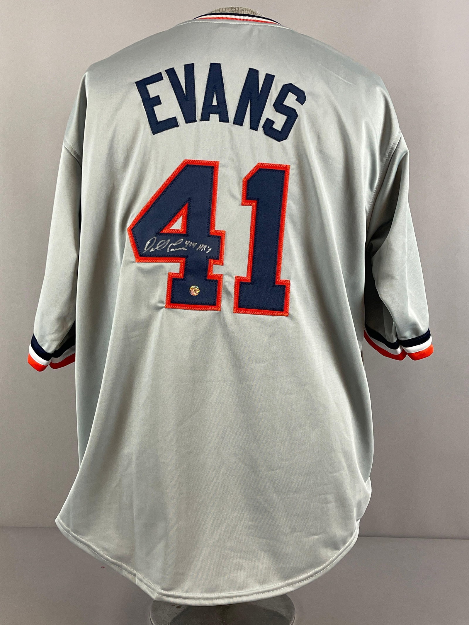 Darrel Evans Signed Jersey with Beckett COA (1 of 4)