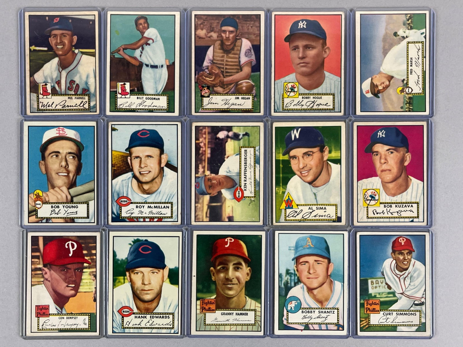 15 - 1952 Topps Baseball Cards (1 of 2)