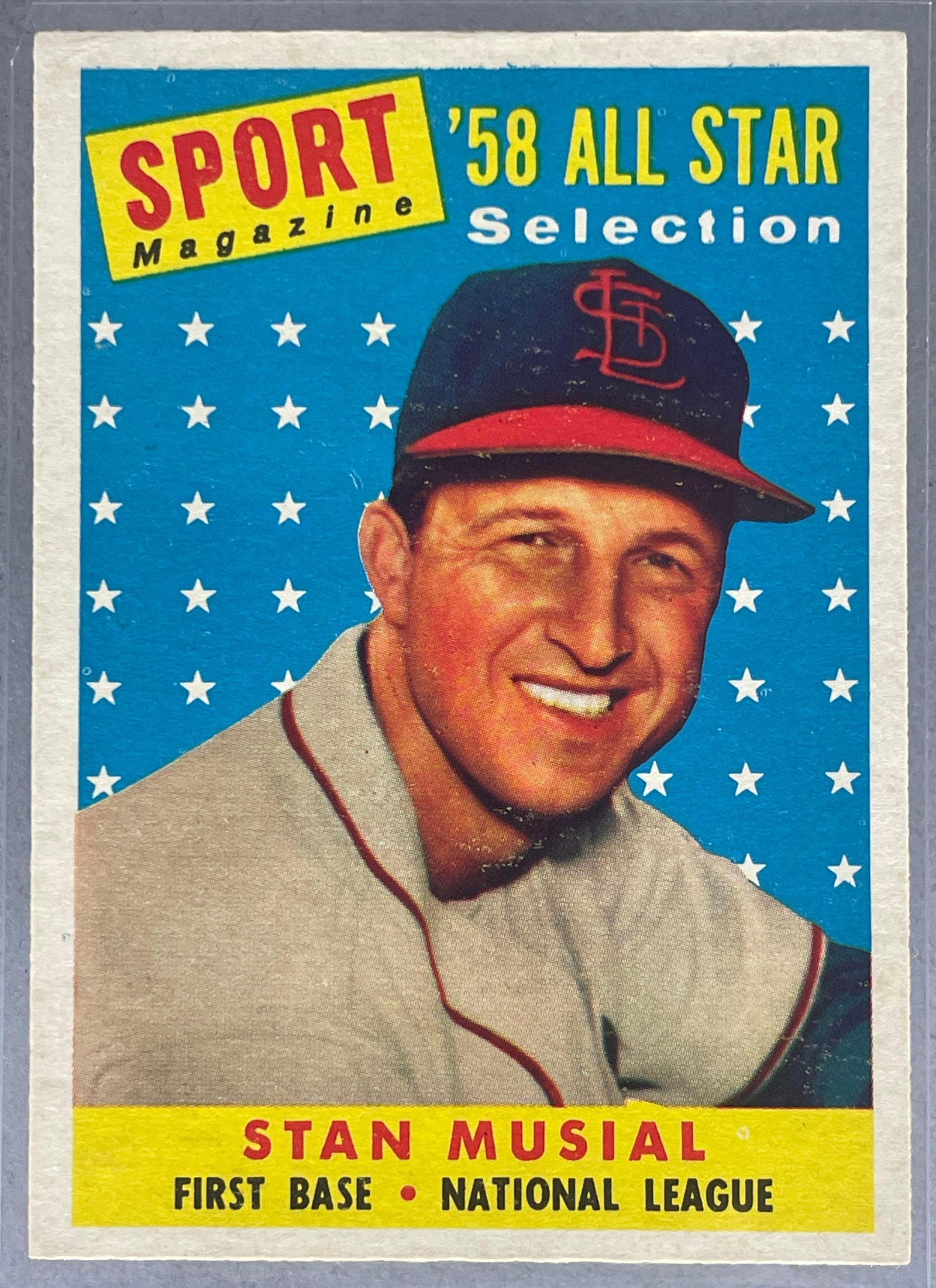1958 Topps All-Star Stan Musial #476 (1 of 2)