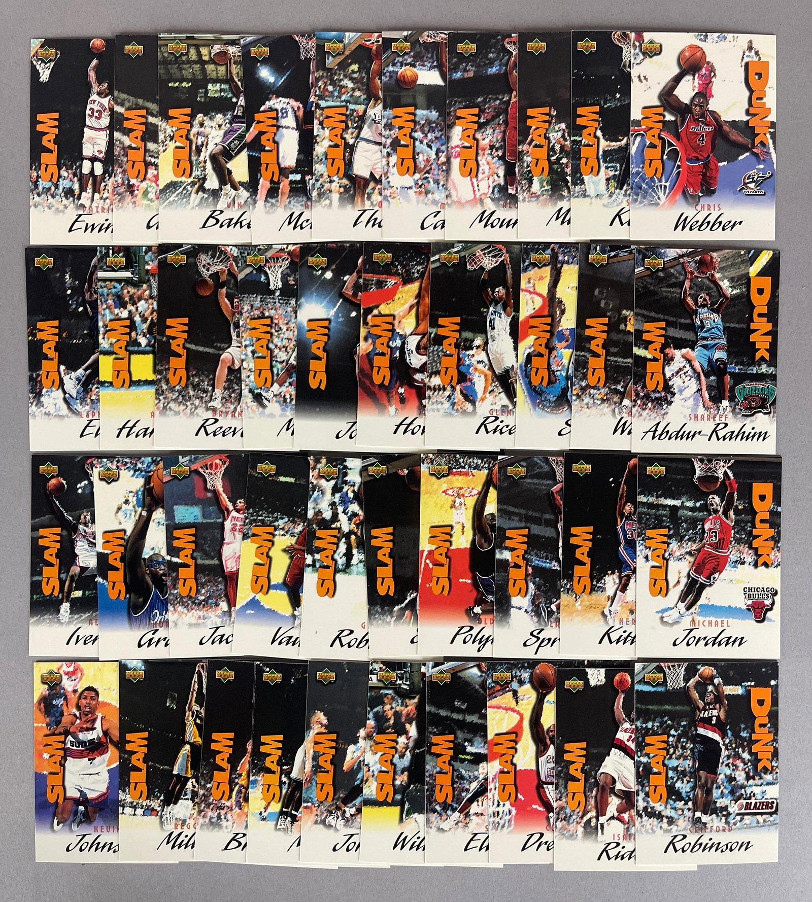 2 - 1997 Upper Deck Nestle Slam Dunk NBA Complete Set with Jordan (1 of 3)