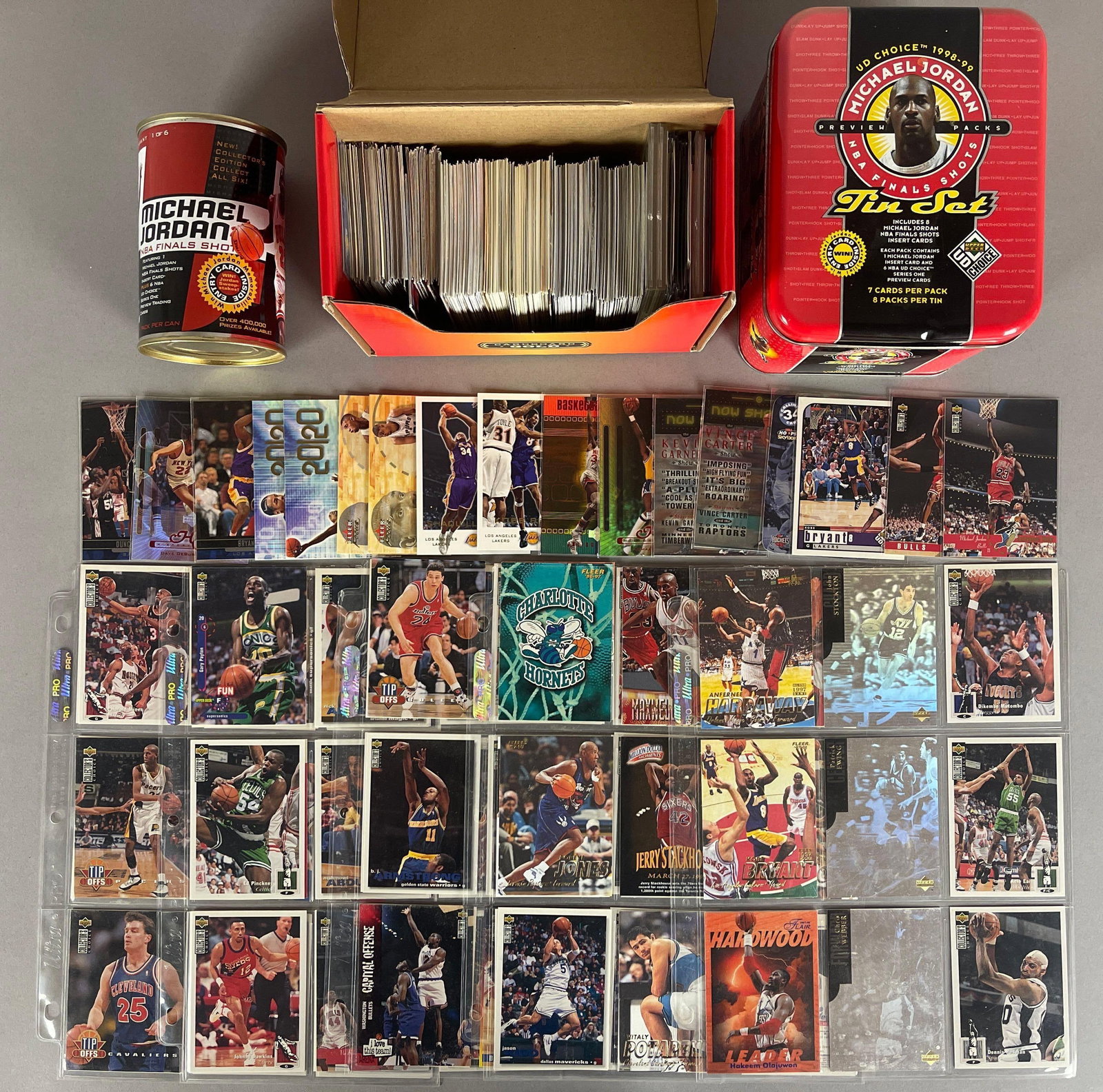 Group of 1990s Basketball Cards with Jordan an Kobe (1 of 4)