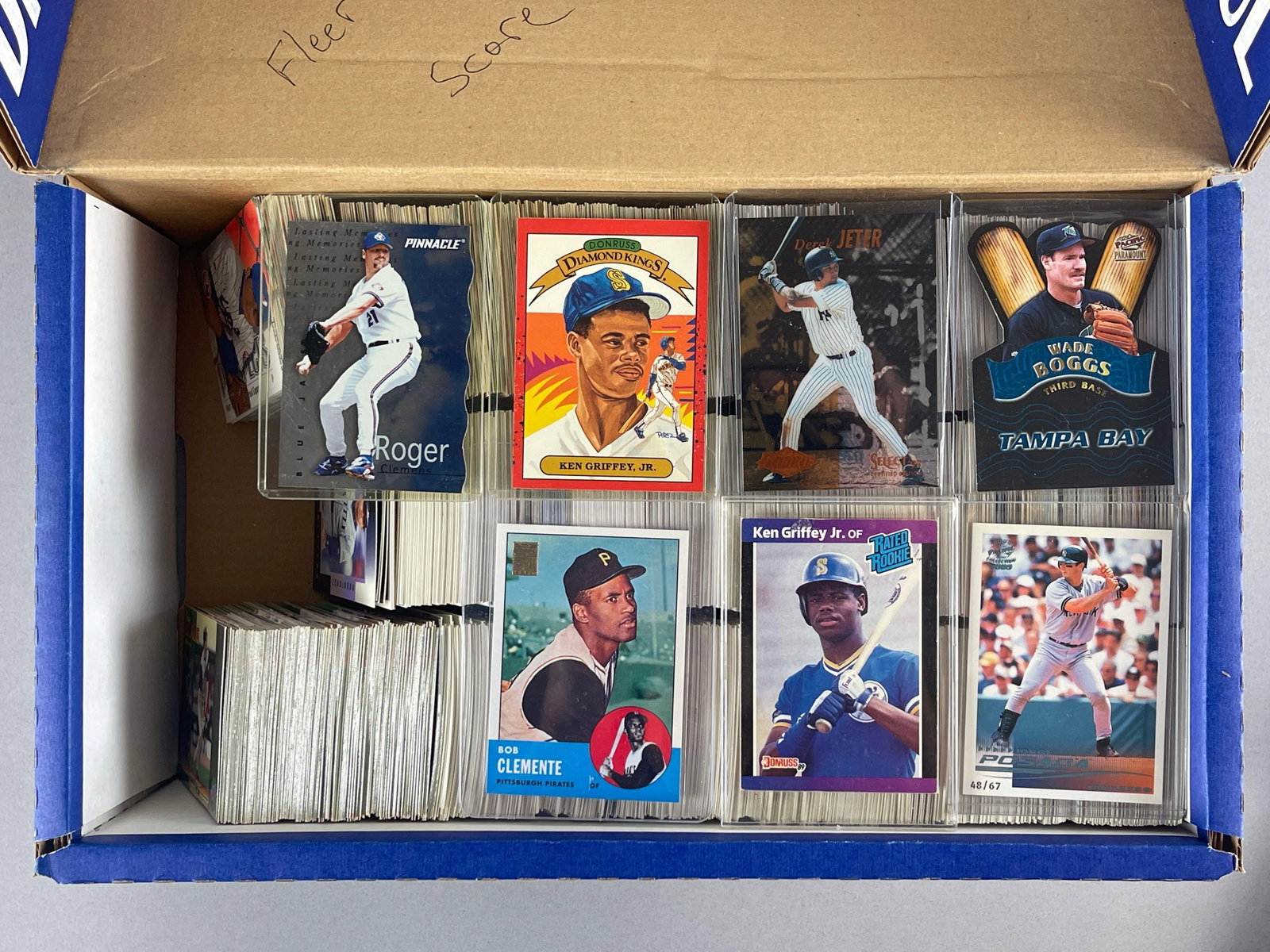 3200+ 1990s Baseball Cards with Inserts, HOFs, Serial Numbered, and Rookies (1 of 6)