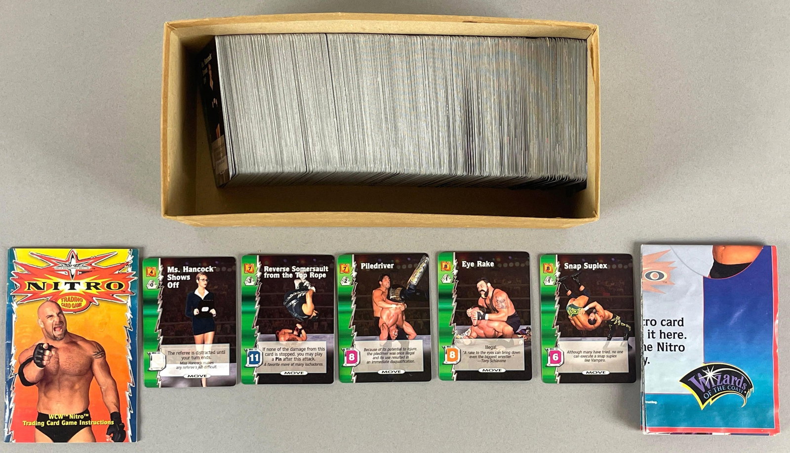 650+ 2000 World Champion Wrestling Nitro TCG Cards (1 of 4)