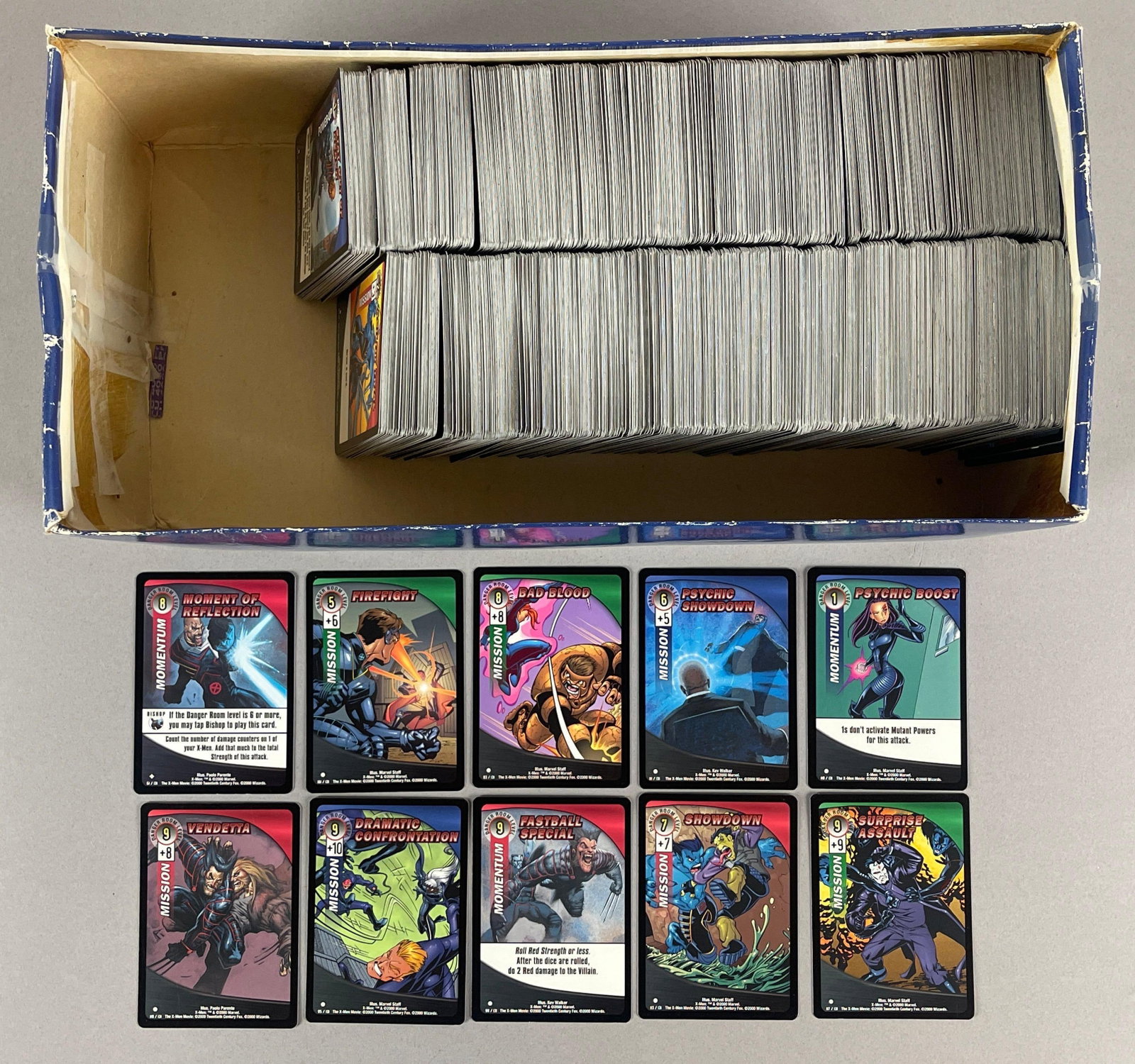 1300+ 2000 Wizards X-Men Card Game Cards (1 of 2)