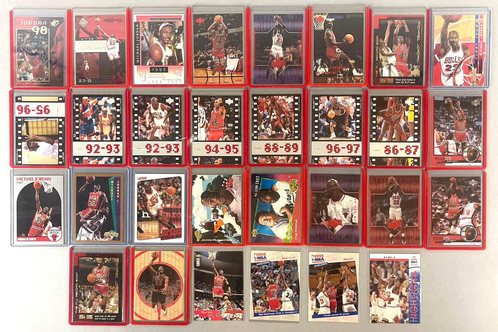 30 - Michael Jordan Cards: Nice Selection, Includes SPX #J9, MJ X Timeline, Space Jam, and More