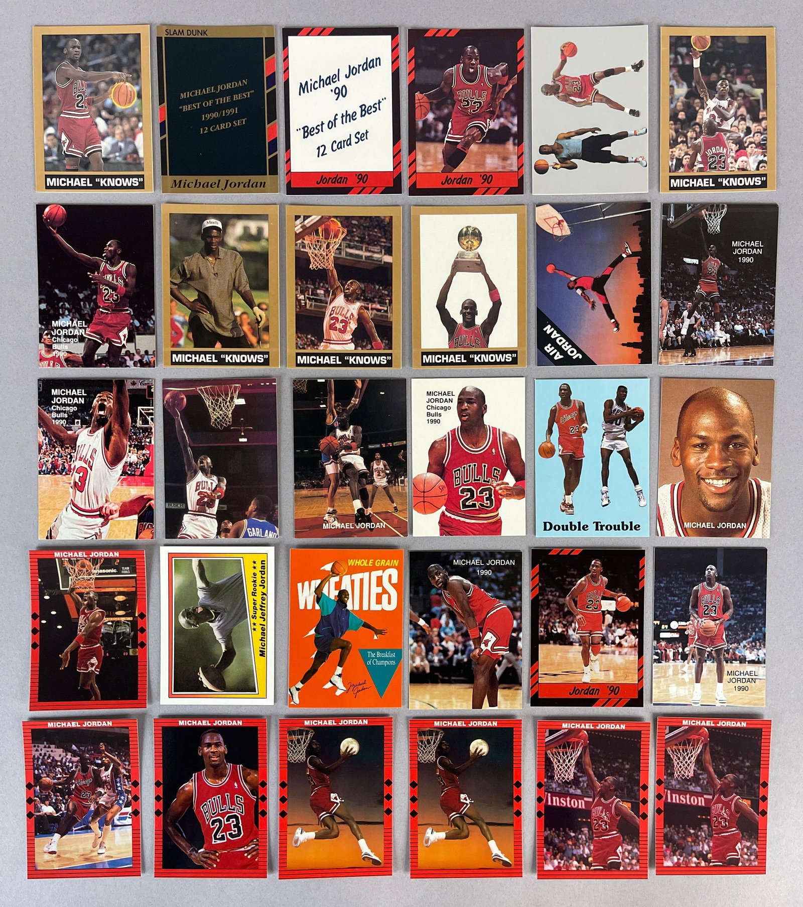 30 - 1989 and 90 Michael Jordan Promo Cards (1 of 2)