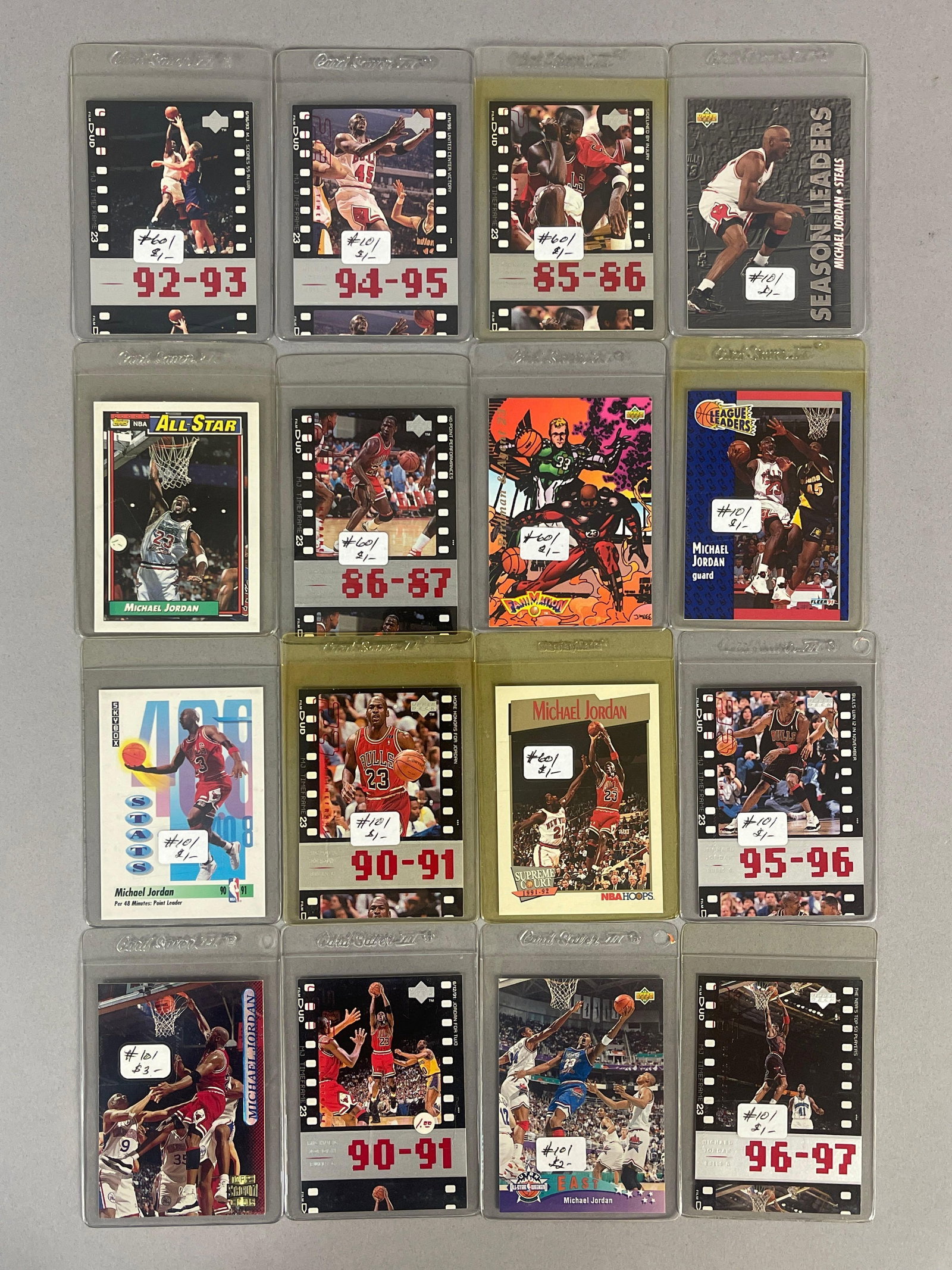 40 - Michael Jordan Cards with Inserts - 2
