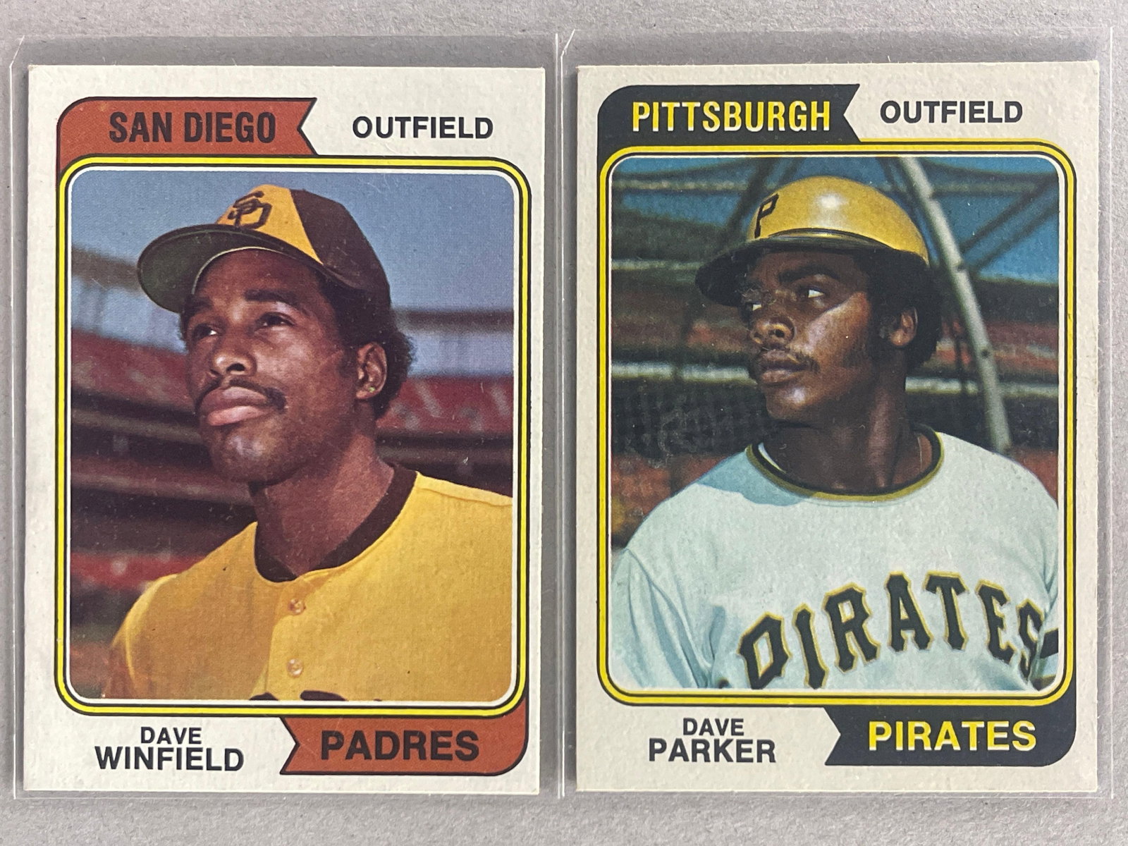 1974 Topps Dave Winfield and Dave Parker Rookies (1 of 2)