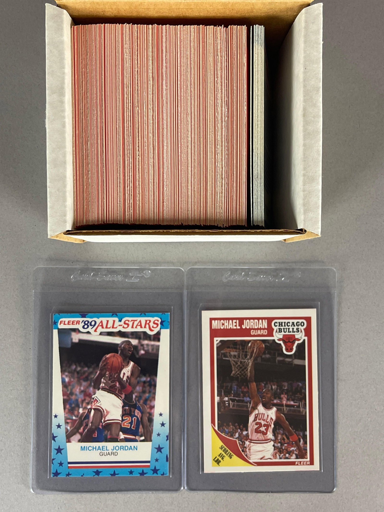 1989 Fleer Basketball Complete High-Grade Set + Sticker Set: 1989 Fleer Basketball Complete High-Grade Set + Sticker Set