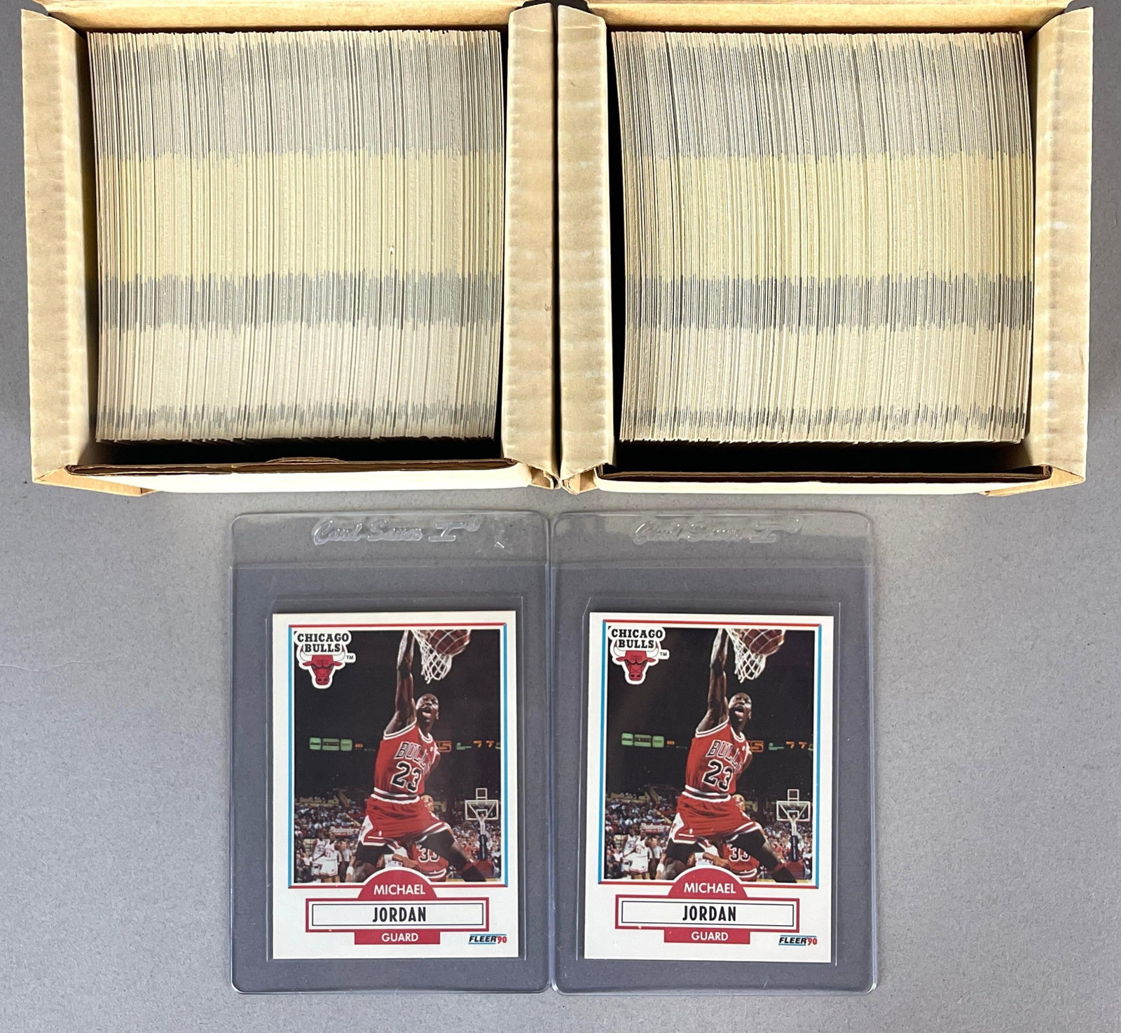 2 - 1990 Fleer Basketball Complete Sets (1 of 2)