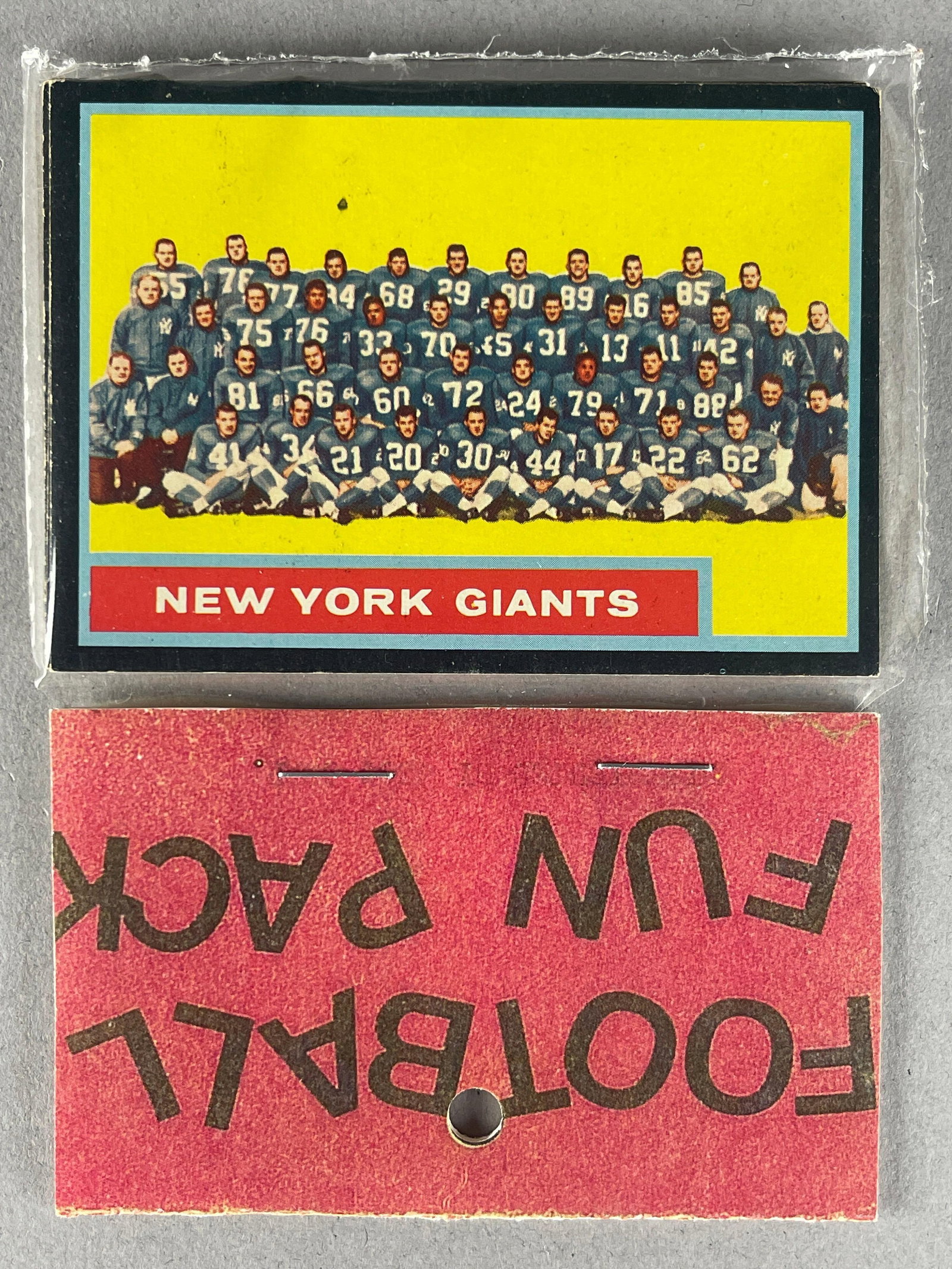 1962 Topps Football West Corps Cello Fun Pack (1 of 2)