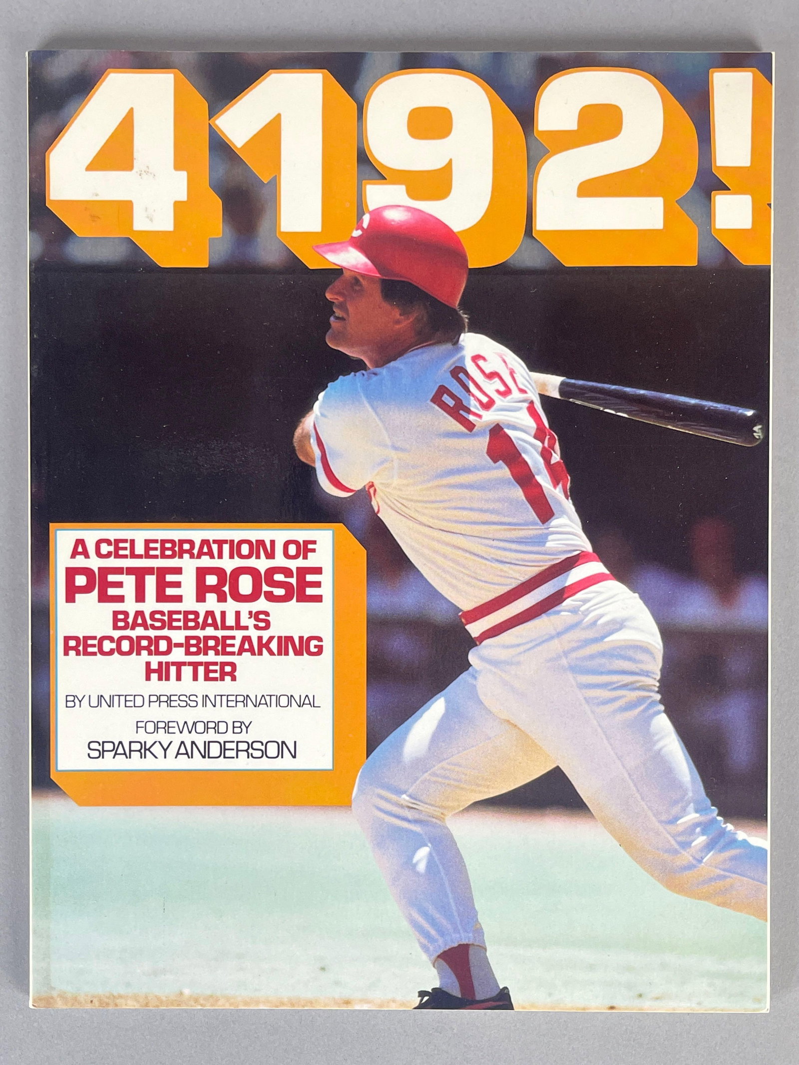 Pete Rose Signed 4192 Book with JSA COA: Autographed Pete Rose, with JSA COA, Measures 8 1/2 x 11 Inches