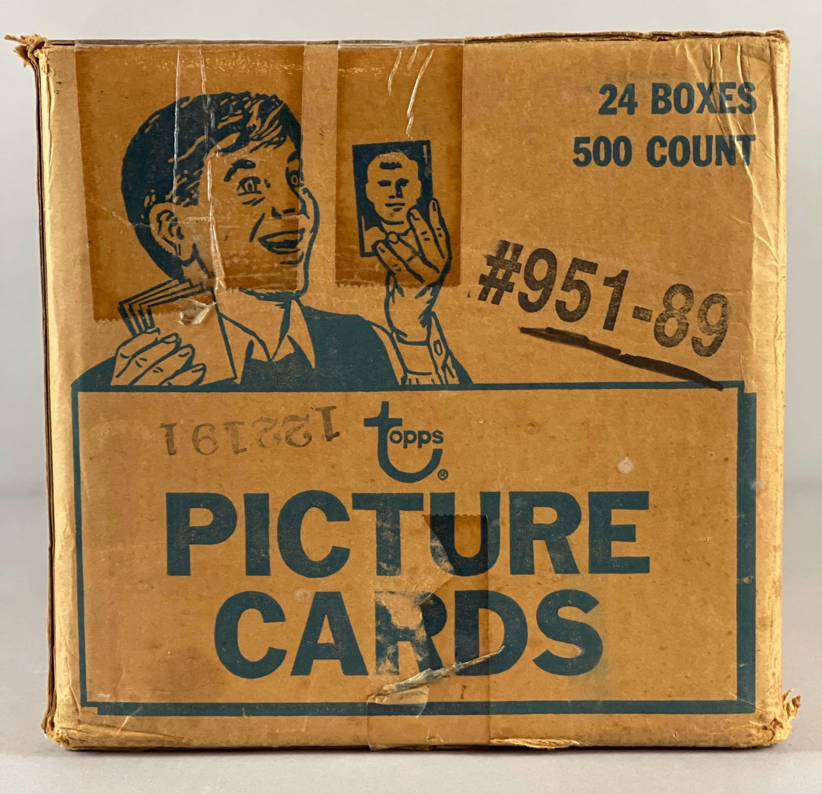1989 Topps Baseball Factory Sealed Vending Case: 24 Boxes 500 CT, 12,000 Cards