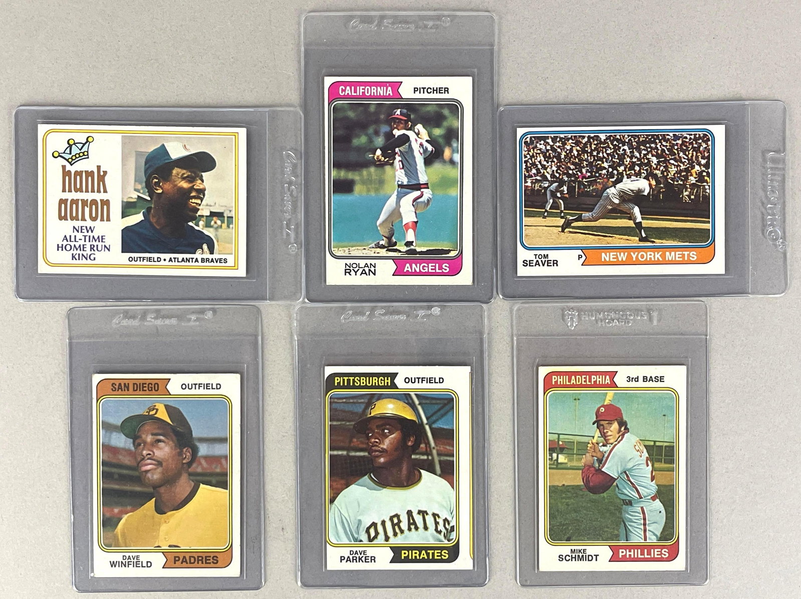 6 - 1974 Topps Baseball HOFs - Top Cards for Set (1 of 2)