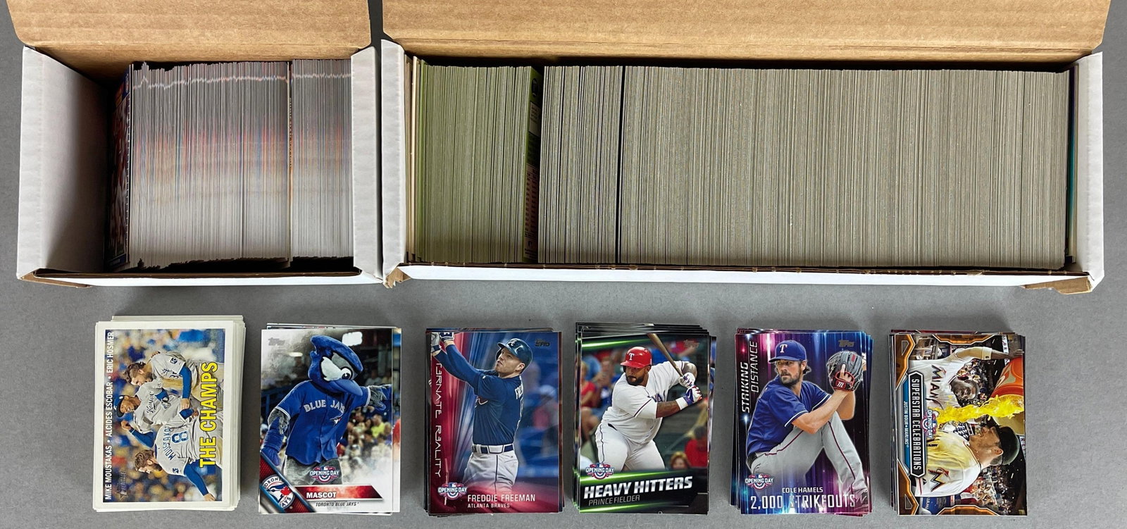 2016 Topps Heritage and Opening Day Baseball Complete Sets + 5 - Insert Sets (1 of 3)