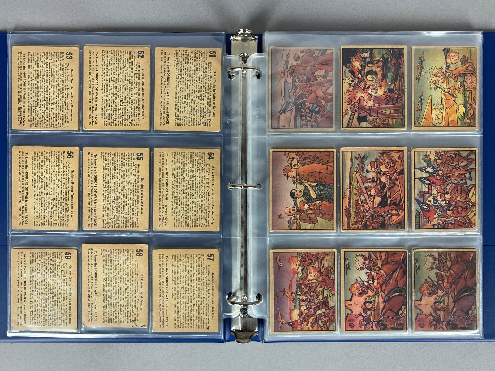 64 - 1938 Gum Horrors of War Cards (1 of 3)
