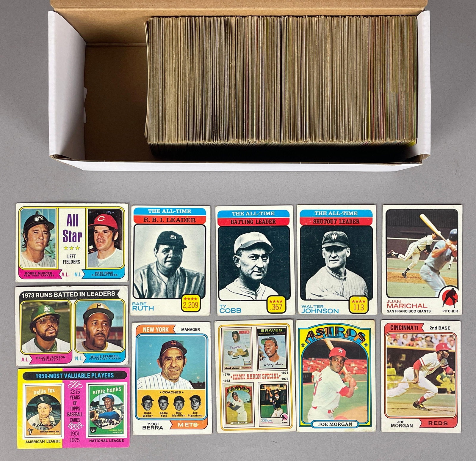 420+ 1970s Topps Baseball Cards with HOFs and High Numbers (1 of 3)