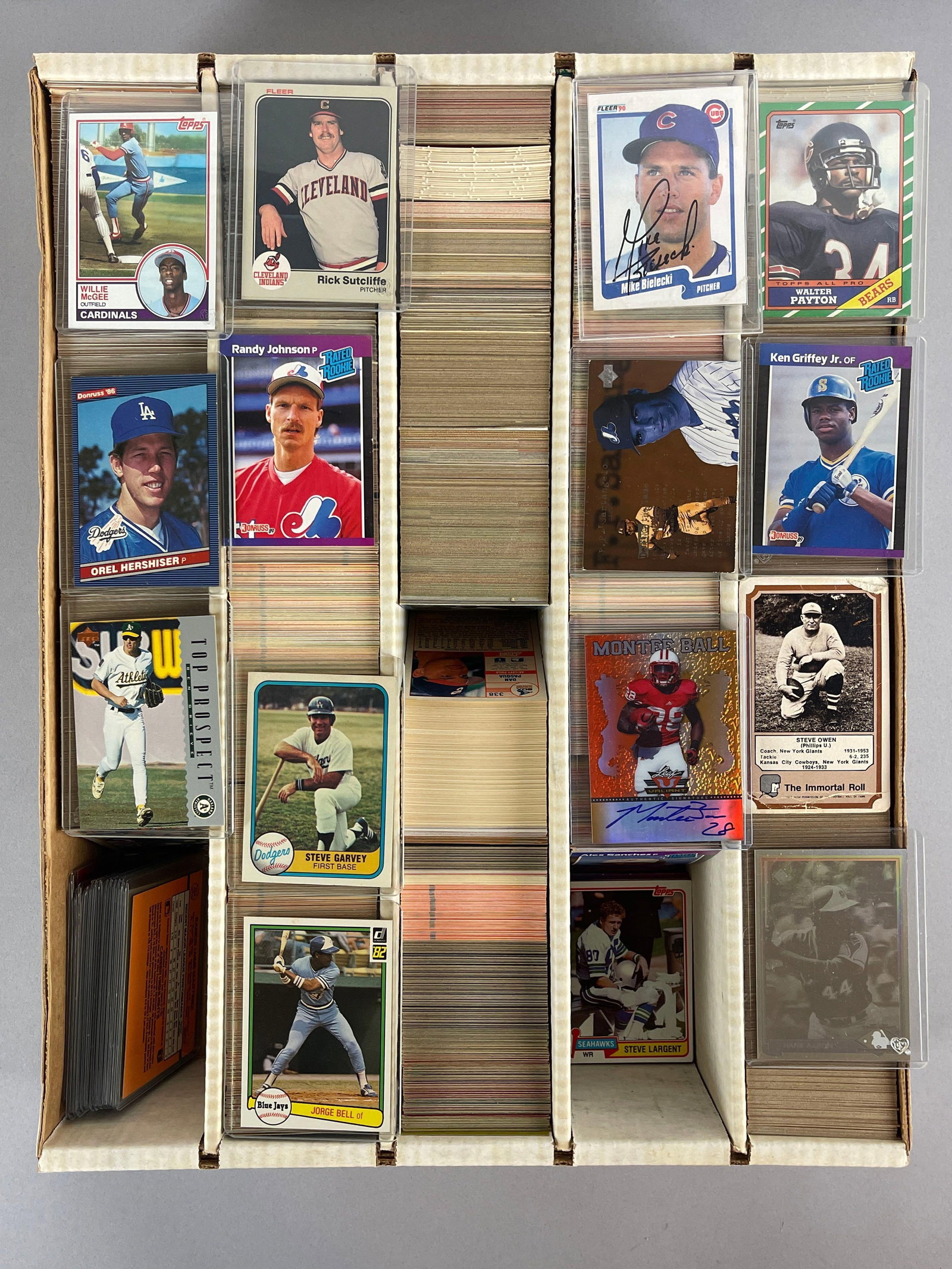 4500+ 1980s - 90 Baseball and Football Cards + Stars Wars and Other Non Sports (1 of 6)