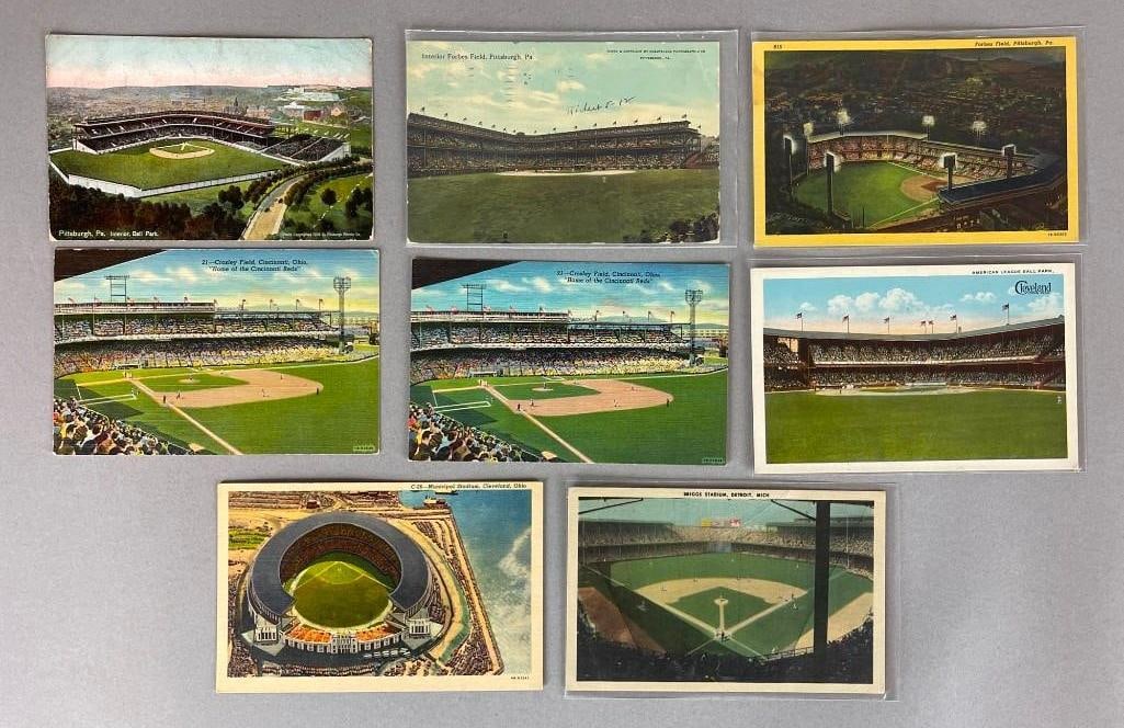 8 - 1910 - 50s Forbes, Crosley, Briggs, and Municipal Stadium Postcards (1 of 2)