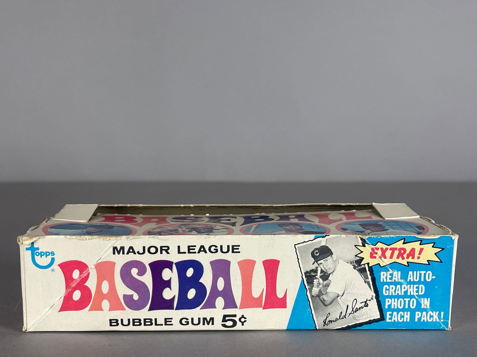 1969 Topps Baseball Empty 5 Cent Wax Pack Display Box - 2