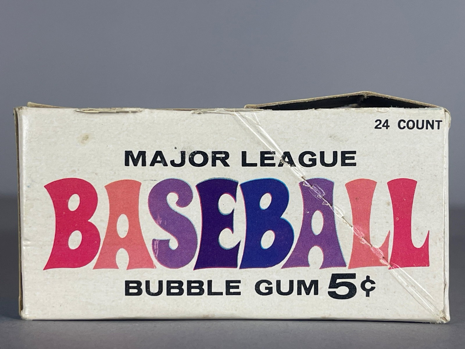 1969 Topps Baseball Empty 5 Cent Wax Pack Display Box - 3