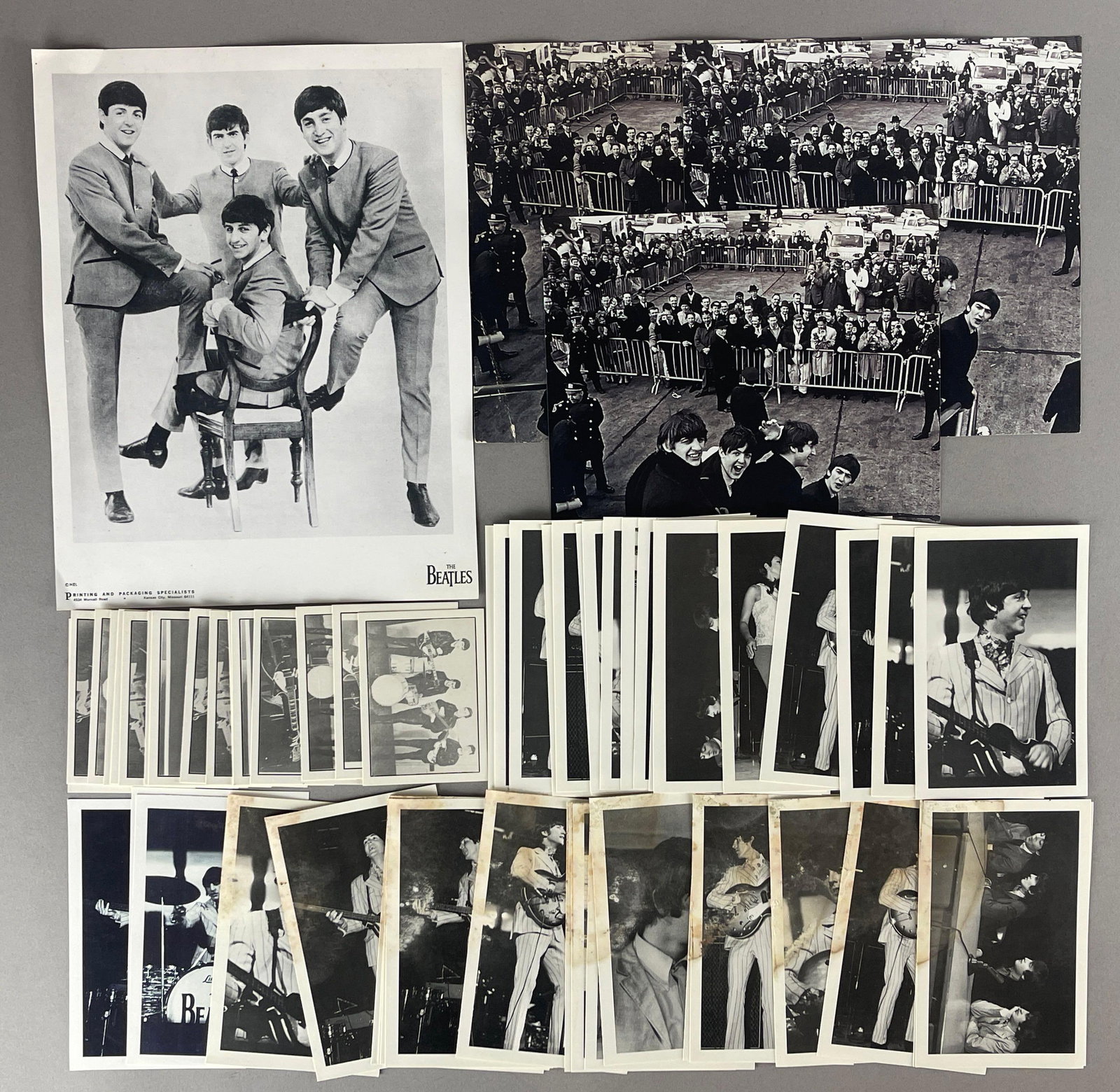 Group of The Beatles Photos, Postcards, and Cards (1 of 6)
