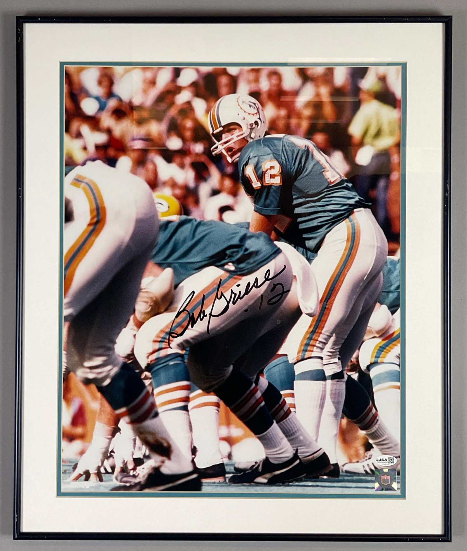 Miami Dolphins Bob Griese Signed 16x20 Photo with JSA COA (1 of 5)