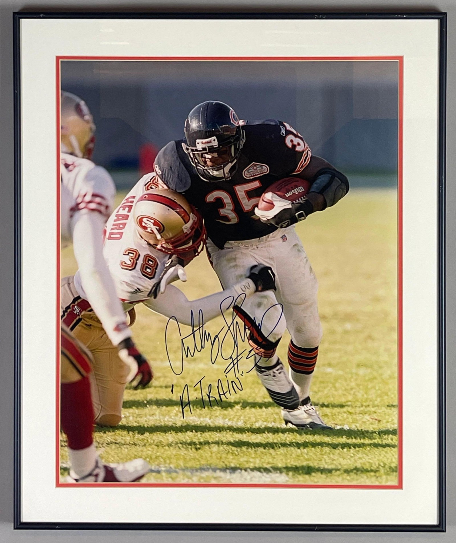 Chicago Bears Anthony Thomas Signed 16x20 (1 of 3)