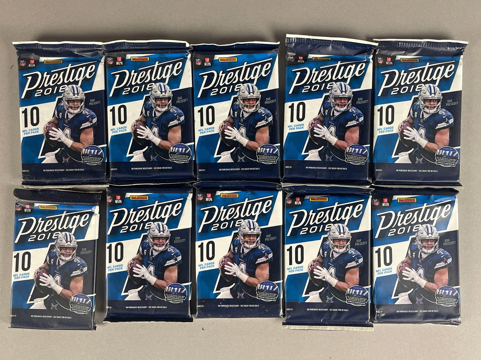 10 - 2018 Prestige Football Retail Packs (1 of 2)