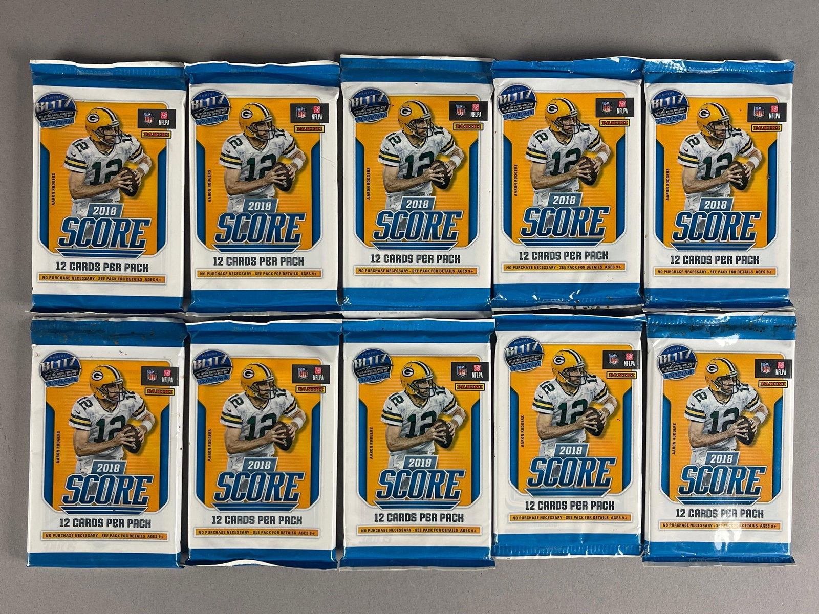 10 - 2018 Score Football Retail Packs (1 of 2)