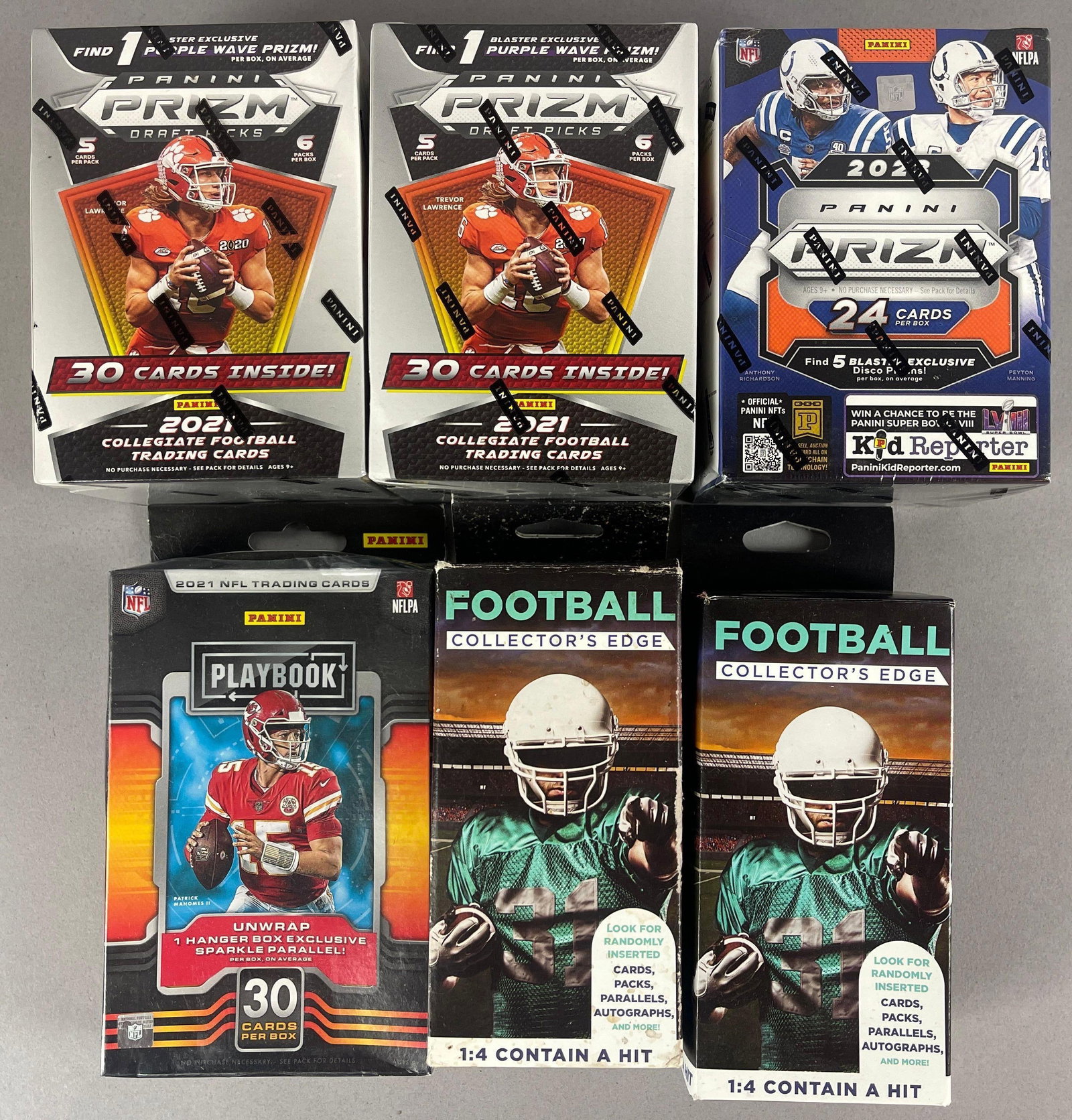 3 - 2021 - 23 Panini Prizm Football Blaster Boxes and More (1 of 3)